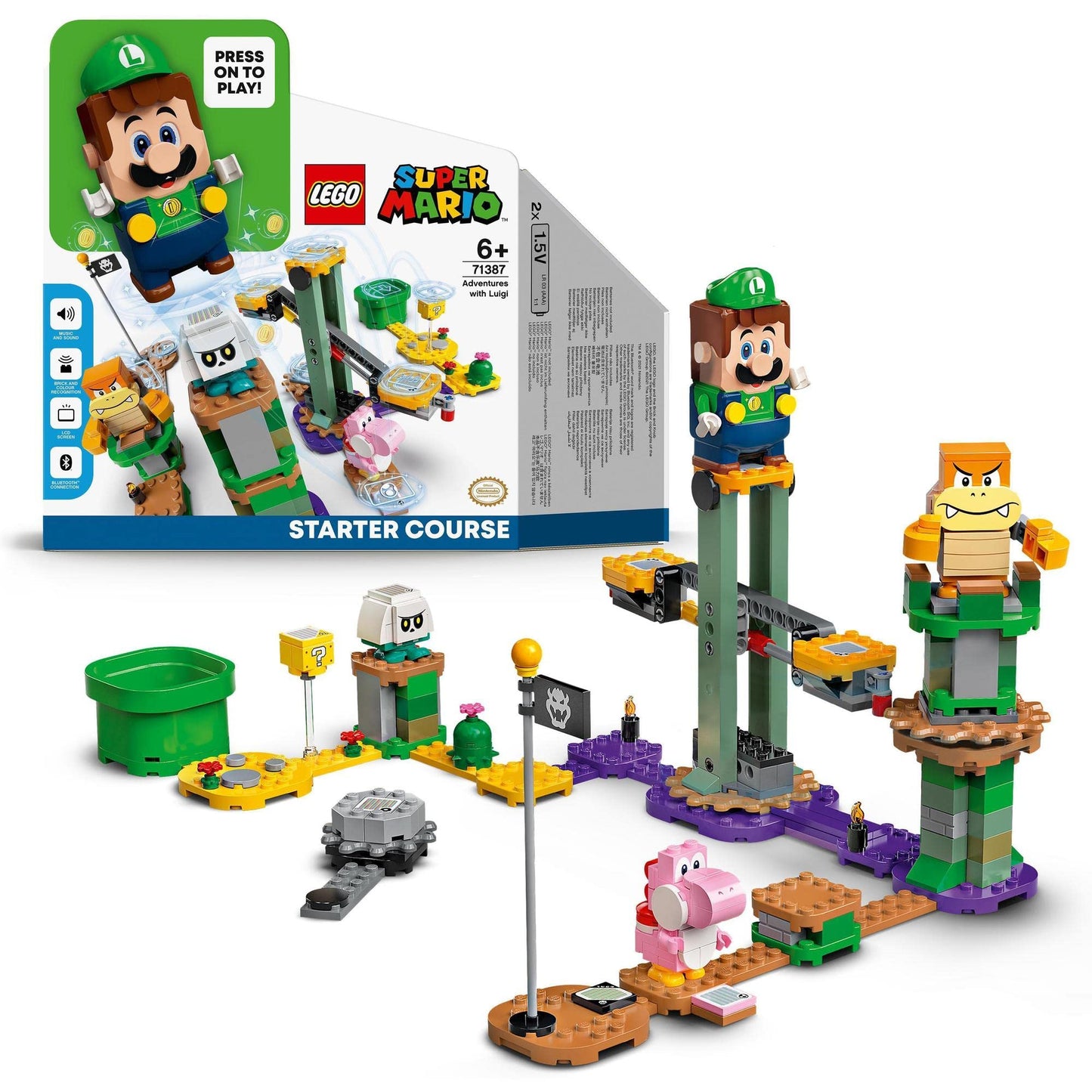 LEGO 71387 Super Mario Adventures with Luigi Starter Course Amazon
