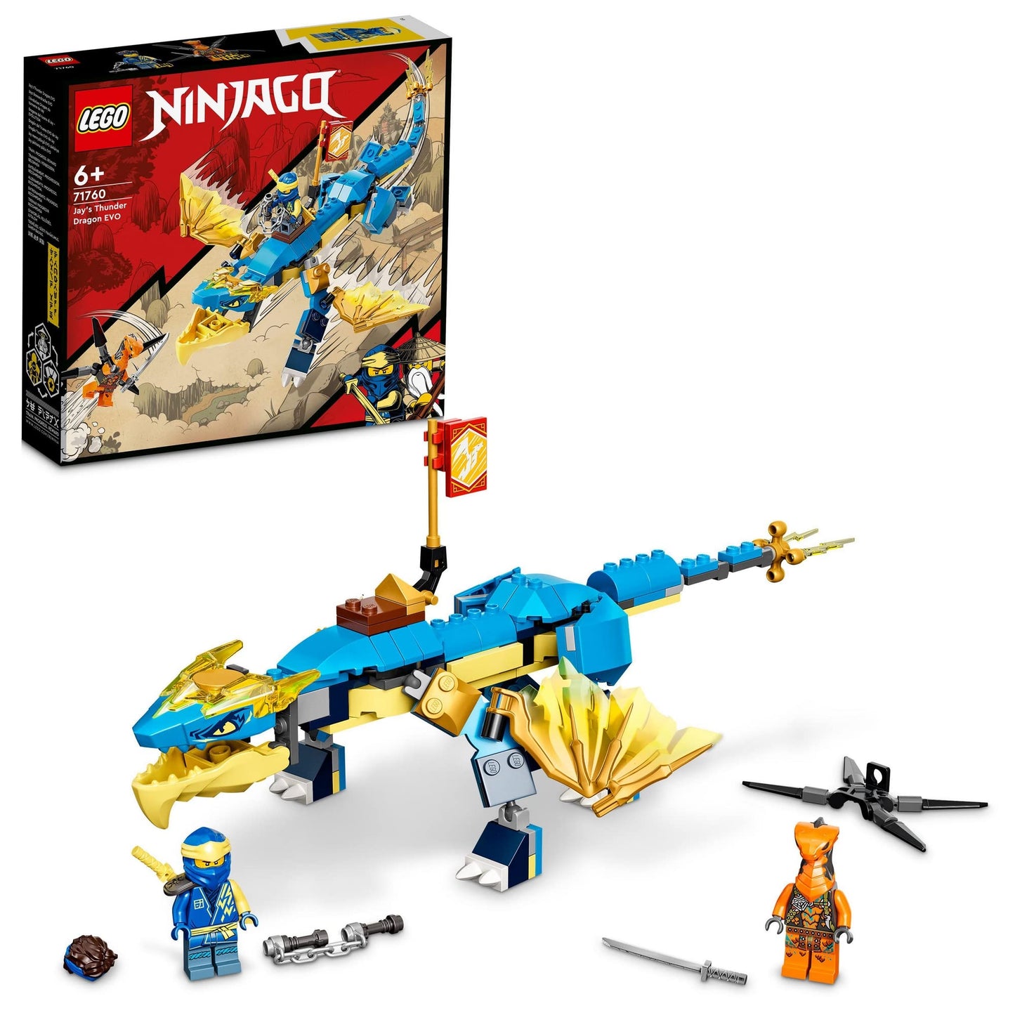 LEGO NINJAGO Jay’s Thunder Dragon EVO Building Kit 71760