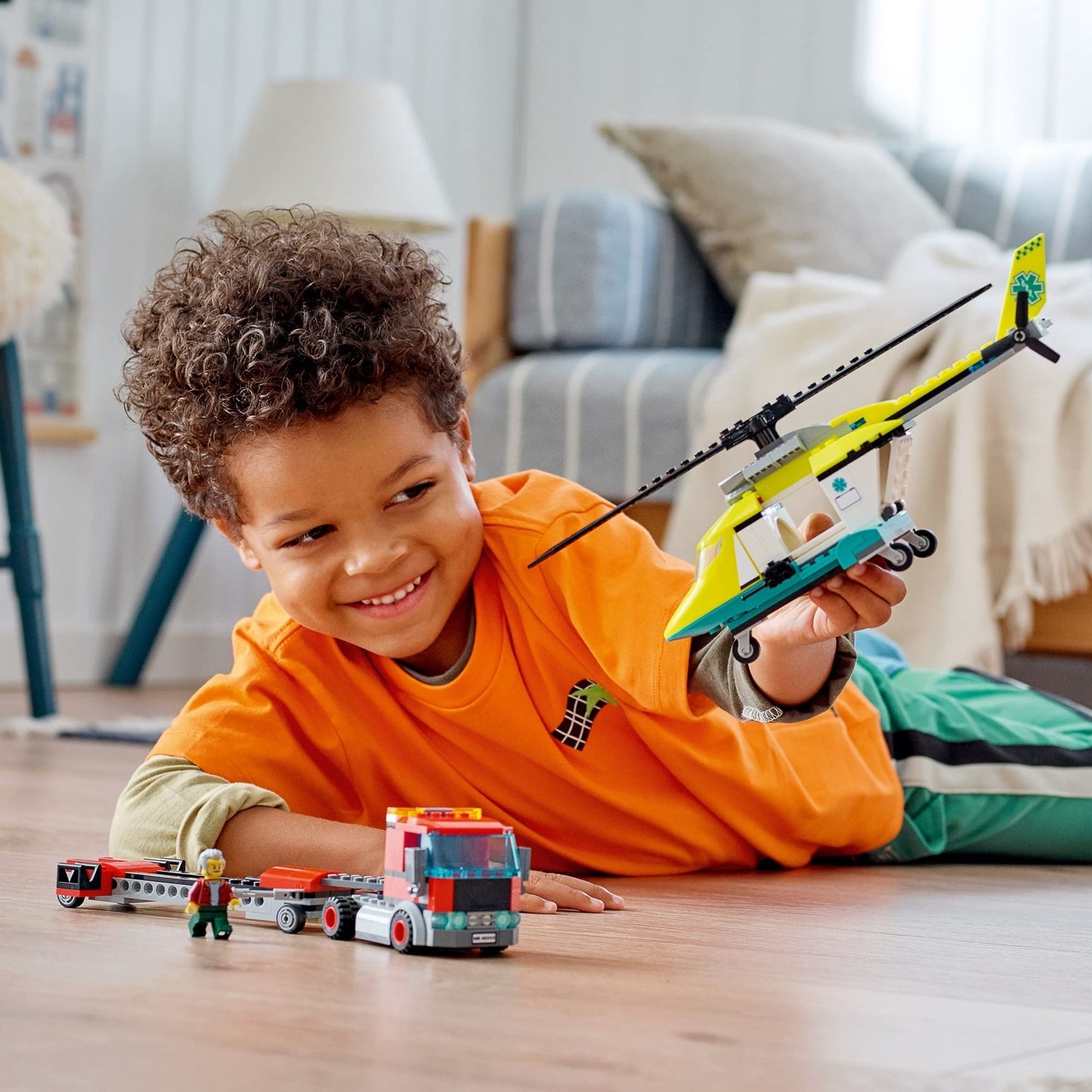 LEGO City Rescue Helicopter Transport 60343