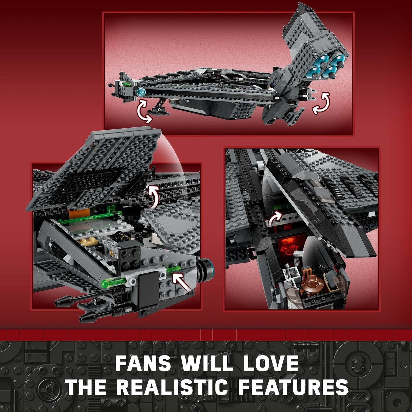 LEGO Star Wars The Justifier 75323 Amazon