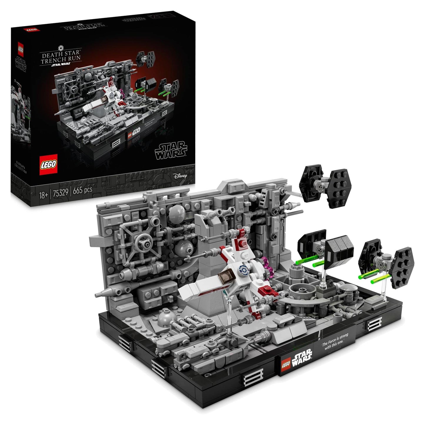 LEGO Star Wars Death Star Trench Run Diorama 75329 Brick Island