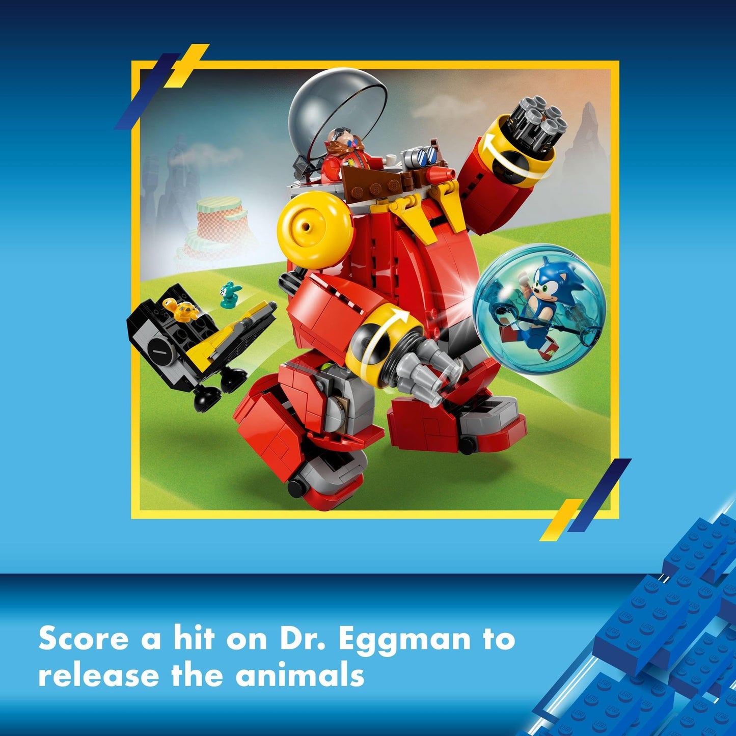 LEGO® Sonic The Hedgehog™ Sonic vs. Dr. Eggman’s Death Egg Robot 76993 Building Toy Amazon