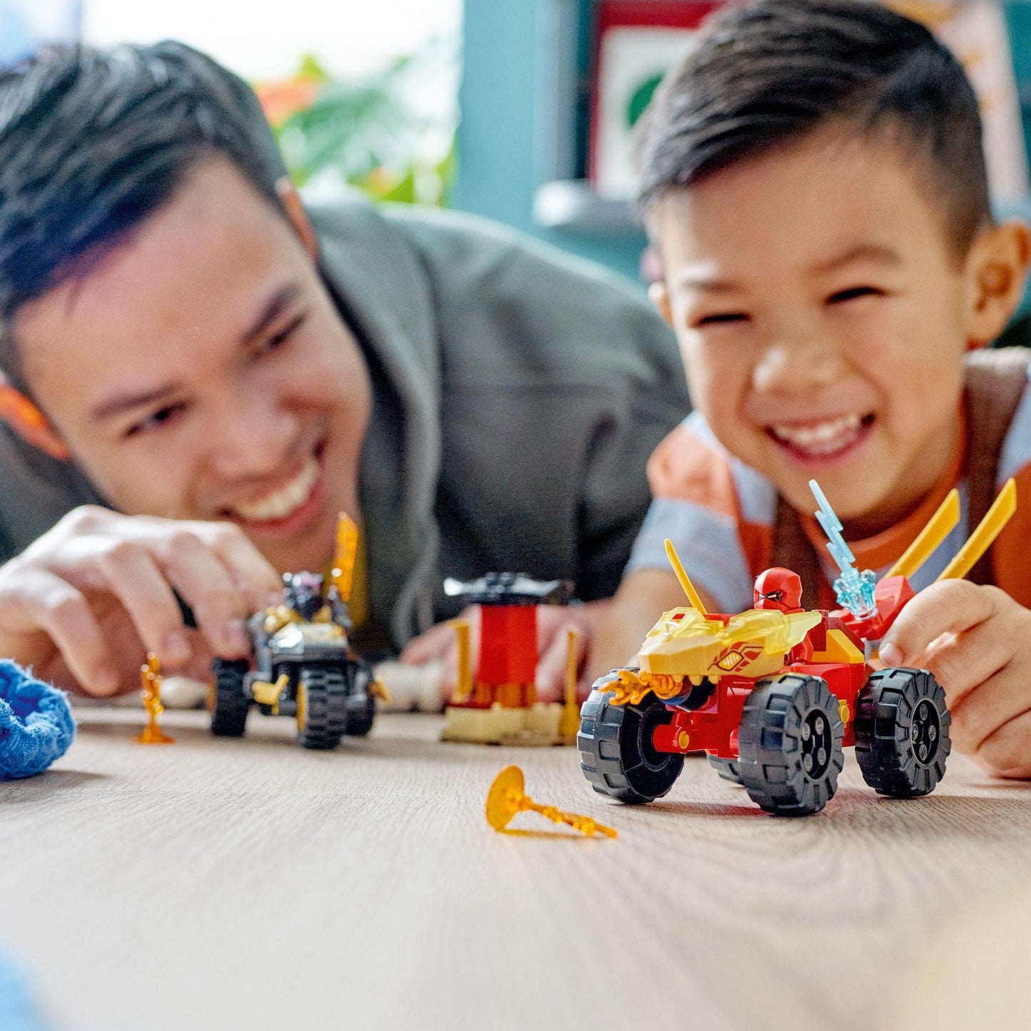 LEGO® NINJAGO® Kai and Ras’s Car and Bike Battle 71789 Building Toy Amazon