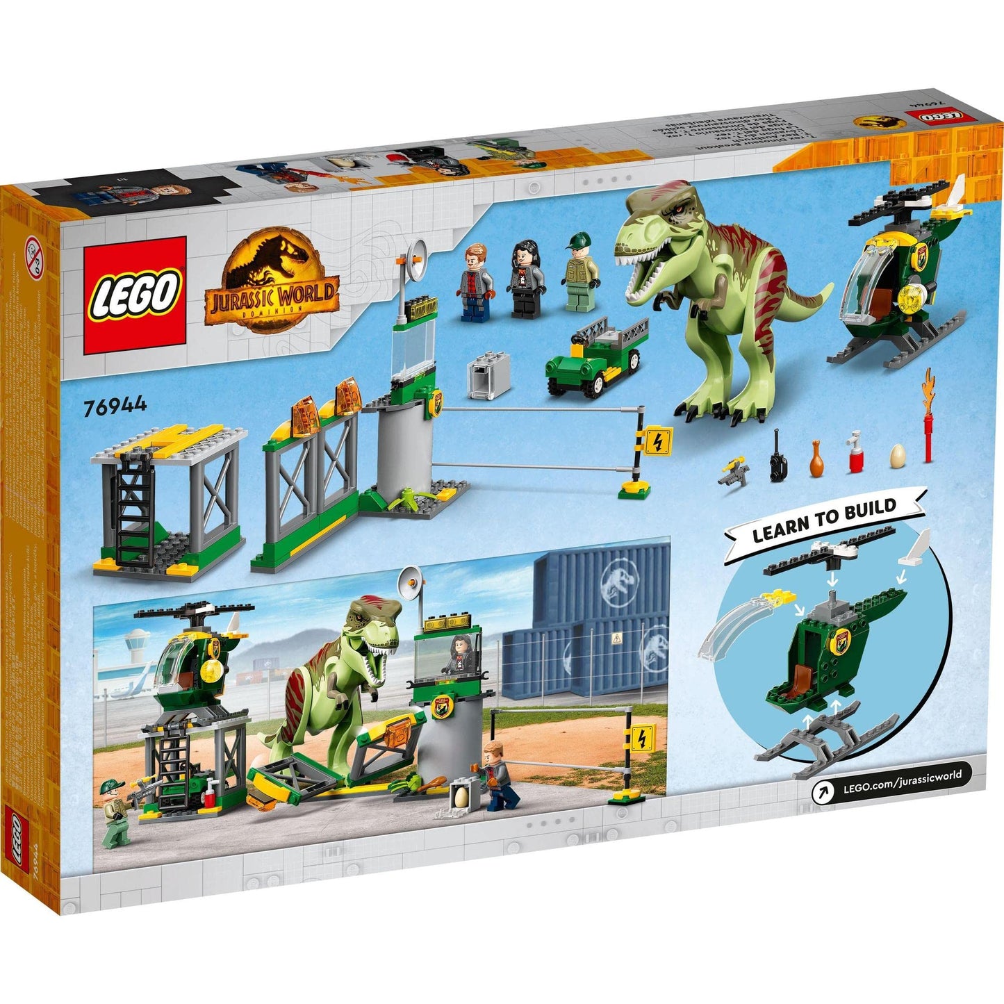 LEGO Jurassic World T. rex Dinosaur Breakout Building Kit 76944 Amazon