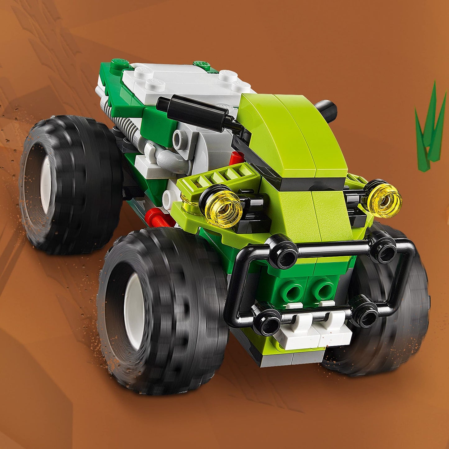 LEGO® Creator 3in1 Off-Road Buggy 31123 Building Kit; Features a Skid Loader and ATV (All-Terrain Vehicle) for Kids Aged 7+