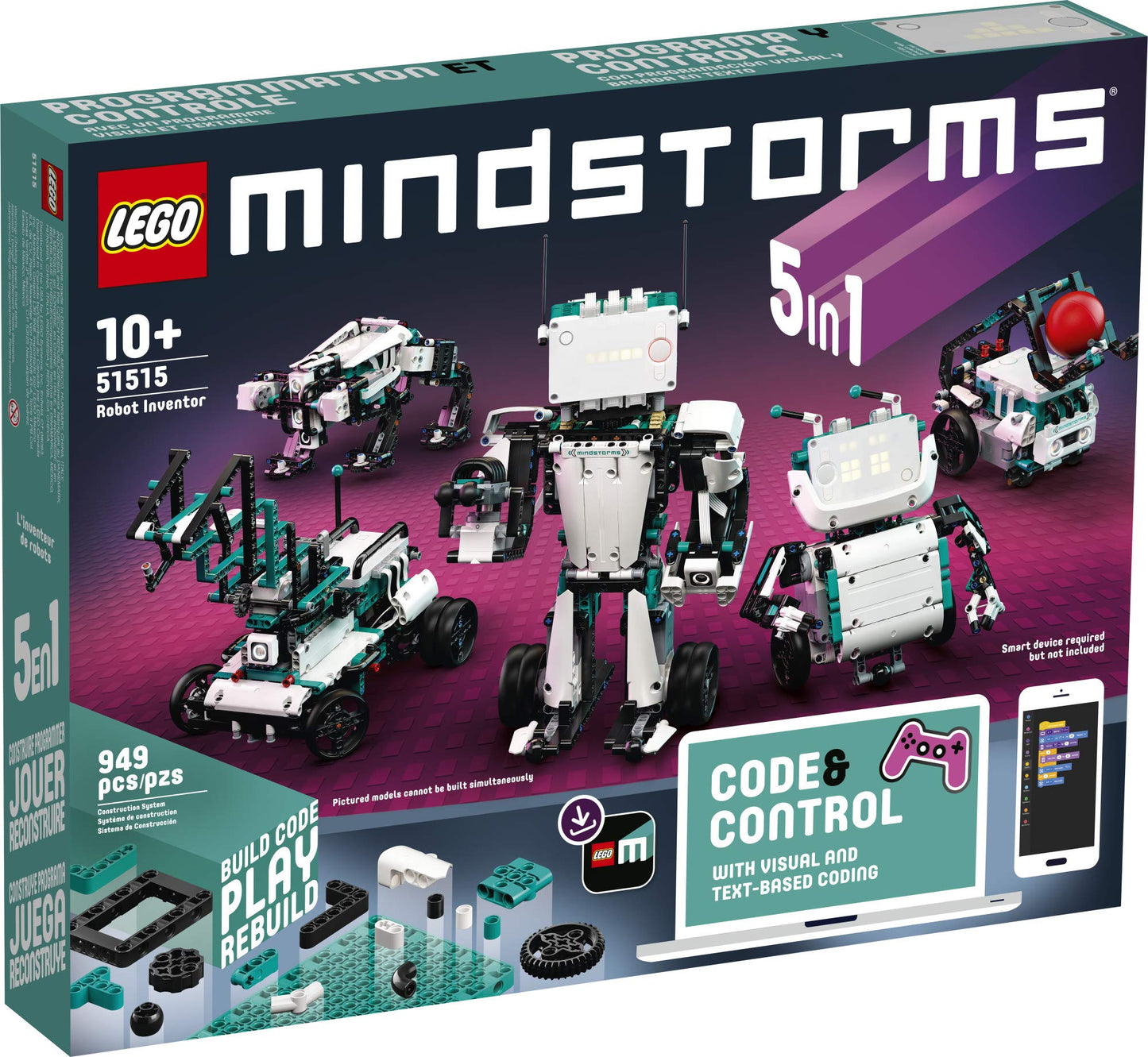 LEGO MINDSTORMS Robot Inventor Building Set 51515 Amazon