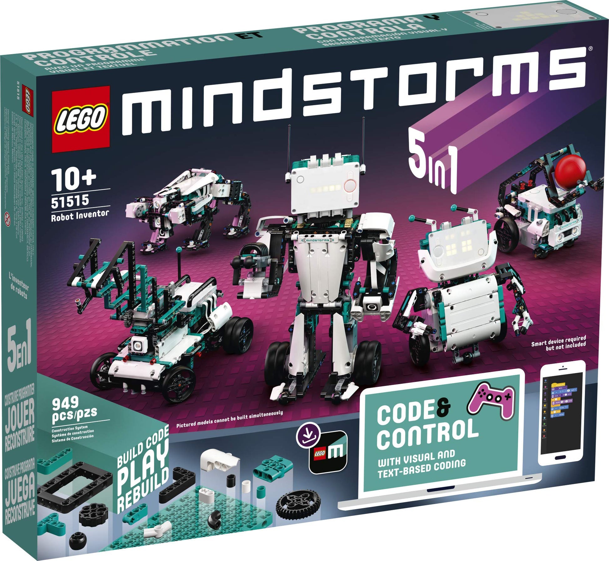 LEGO MINDSTORMS Robot Inventor Building Set 51515 Amazon