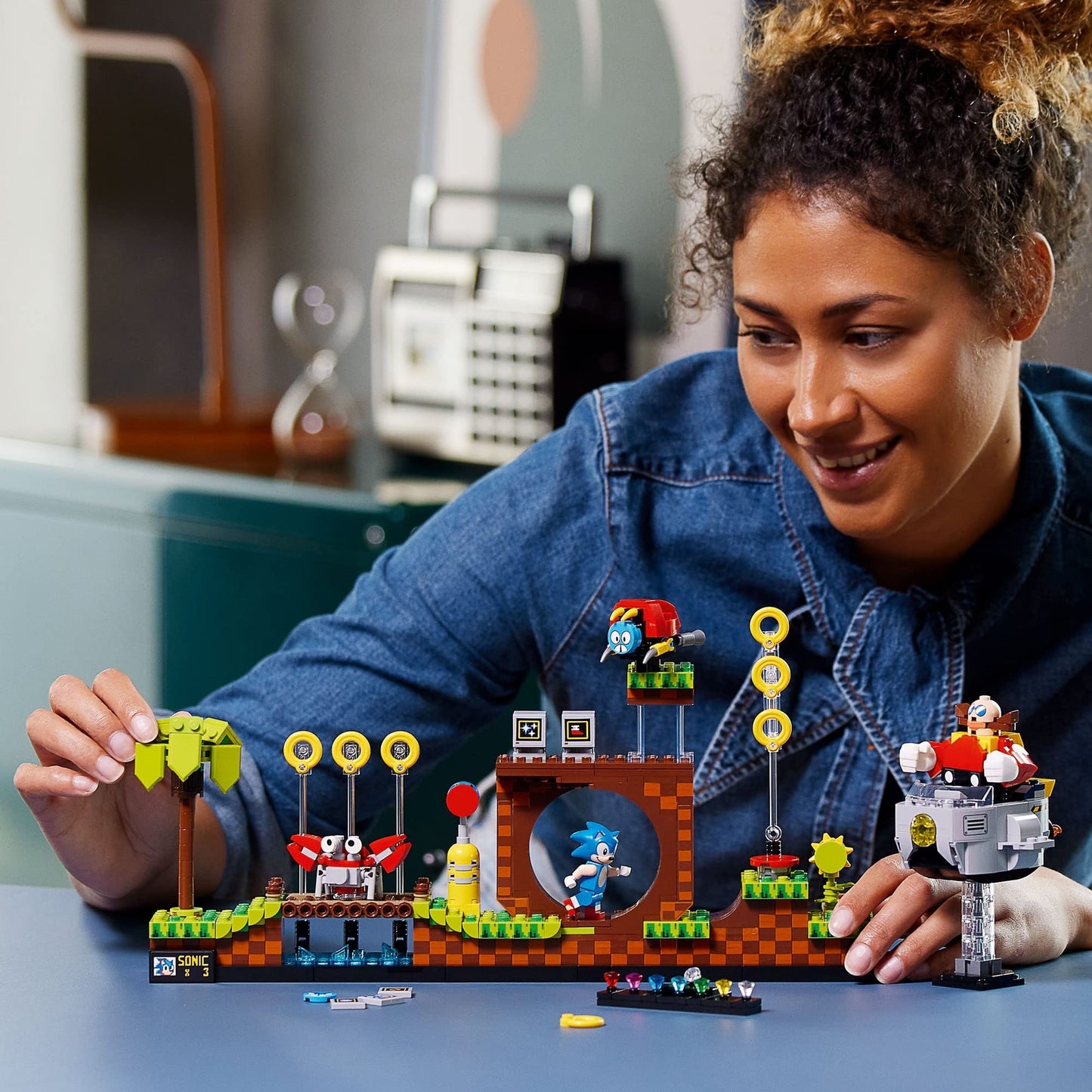 LEGO Ideas Sonic The Hedgehog – Green Hill Zone Building Kit Amazon