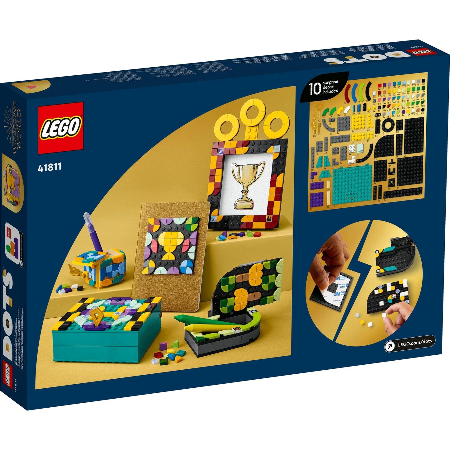 LEGO® DOTS Hogwarts™ Desktop Kit 41811 DIY Craft Decoration Kit
