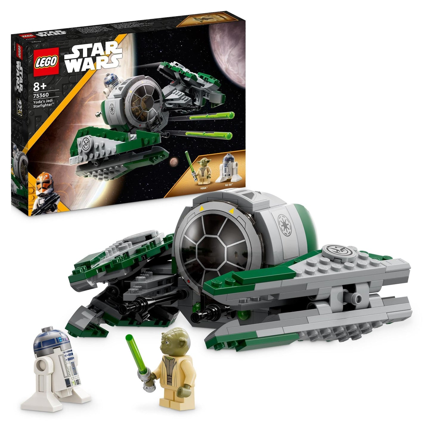 LEGO® Star Wars The Clone Wars Yoda’s Jedi Starfighter™ 75360 Amazon