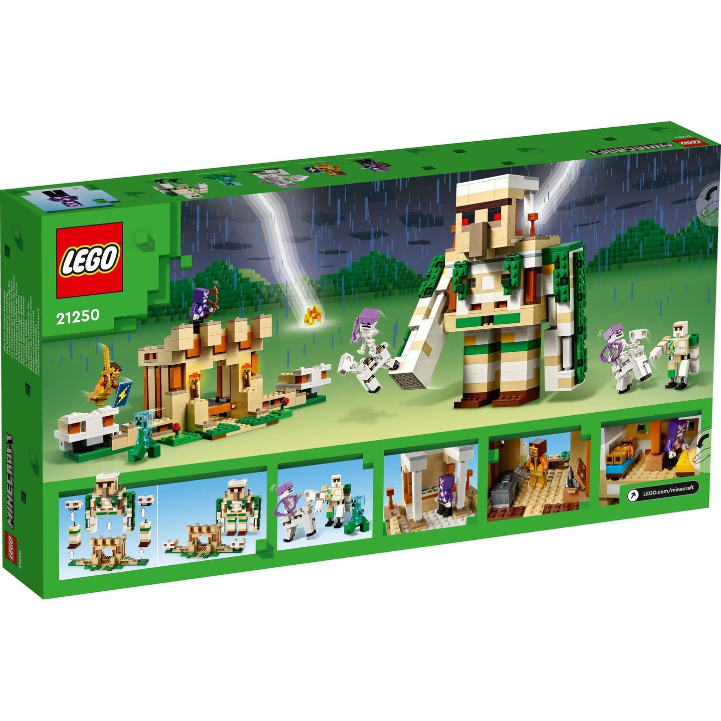 LEGO Minecraft The Iron Golem Fortress 21250 Amazon