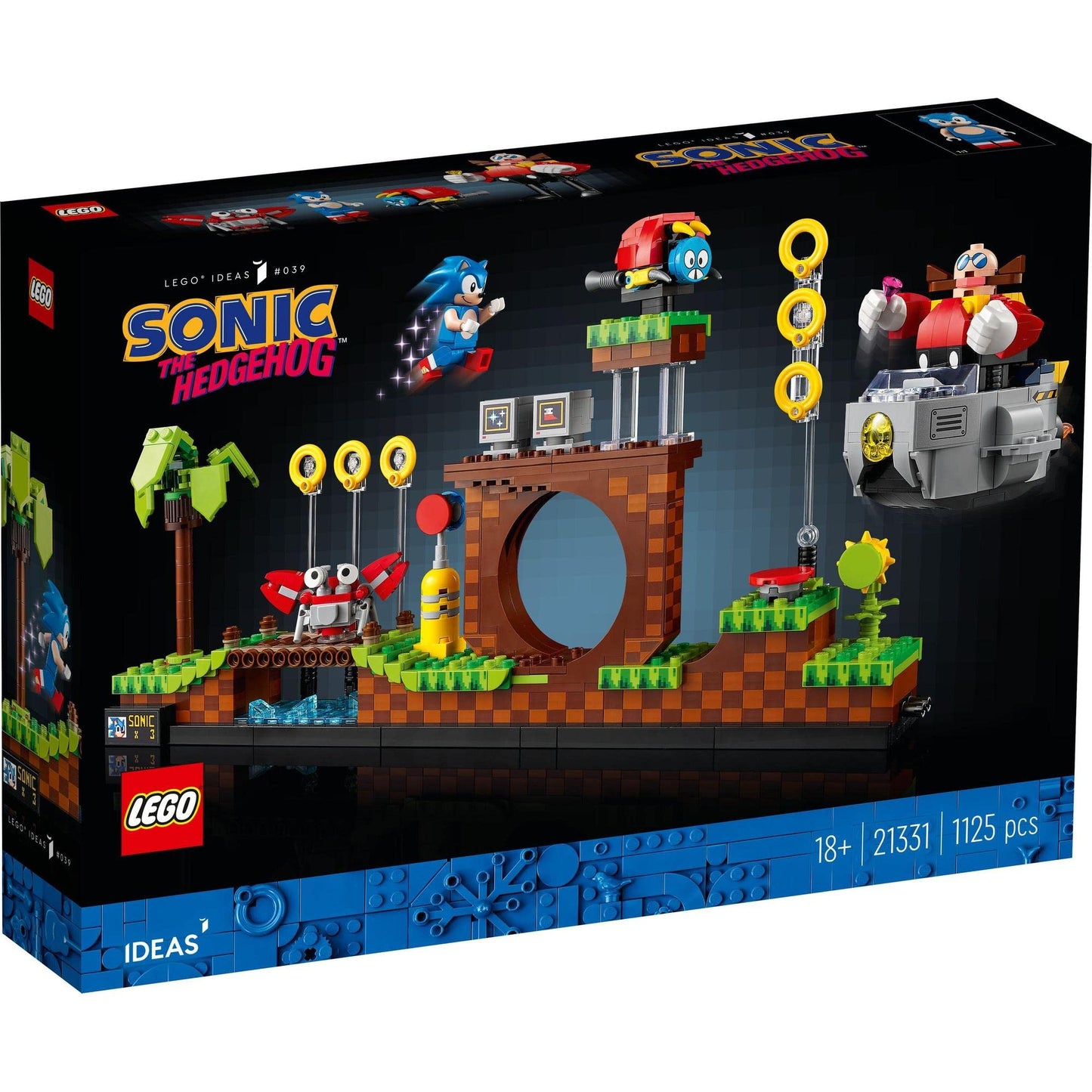 LEGO Ideas Sonic The Hedgehog – Green Hill Zone Building Kit Amazon