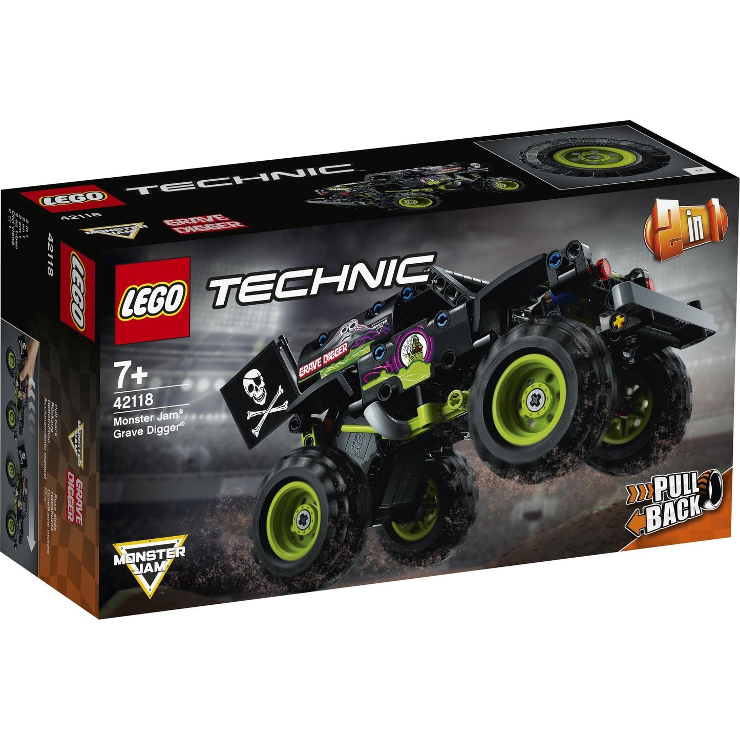 LEGO 42118 Technic Monster Jam Grave Digger Truck Toy Amazon