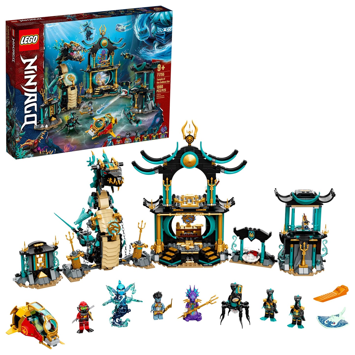 LEGO NINJAGO Temple of The Endless Sea 71755 Building Kit Amazon