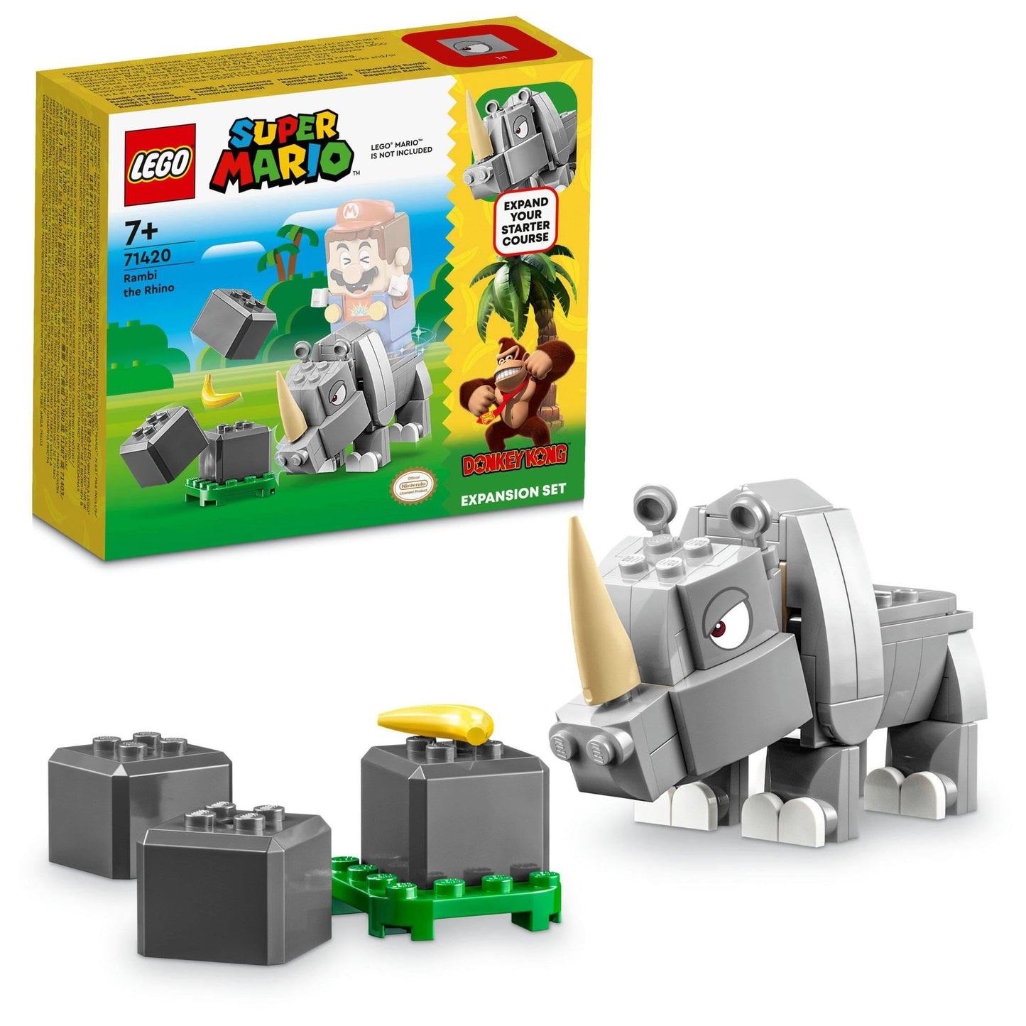 LEGO Super Mario Rambi The Rhino Expansion Set 71420 Amazon