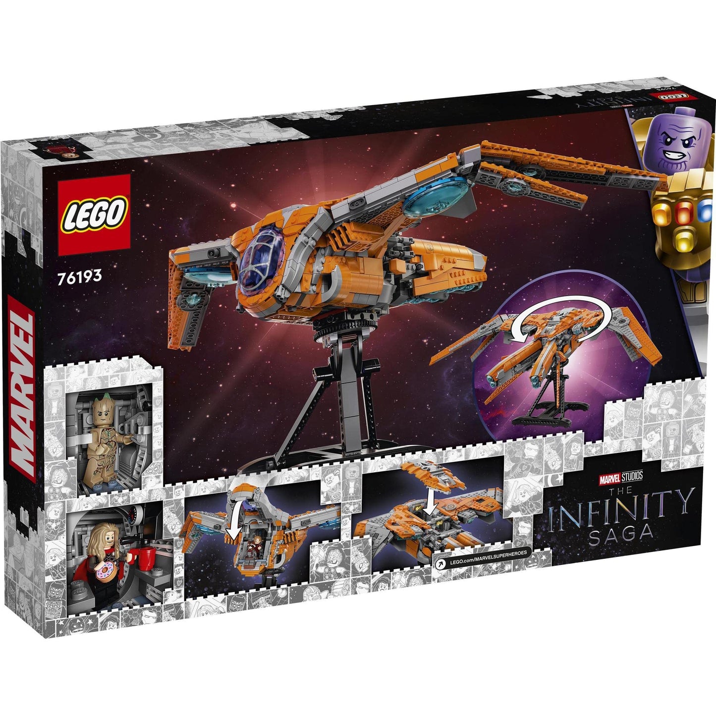 LEGO Super Heroes Marvel The Guardians’ Ship 76193 Large Building Set Amazon