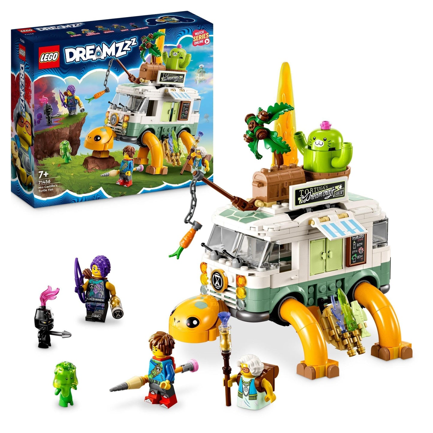 LEGO® DREAMZzz™ Mrs. Castillo’s Turtle Van 71456 Building Toy Set
