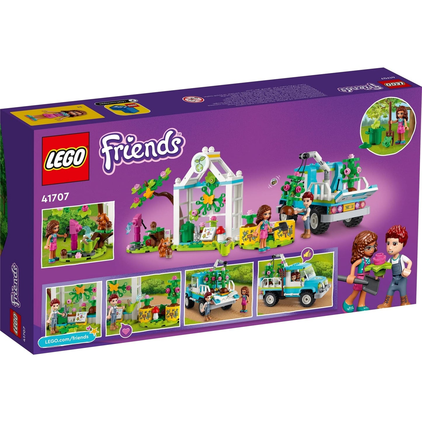 LEGO Friends Tree-Planting Vehicle 41707 Kids Building and Construction Toy, Building Toy, Role Play Toy