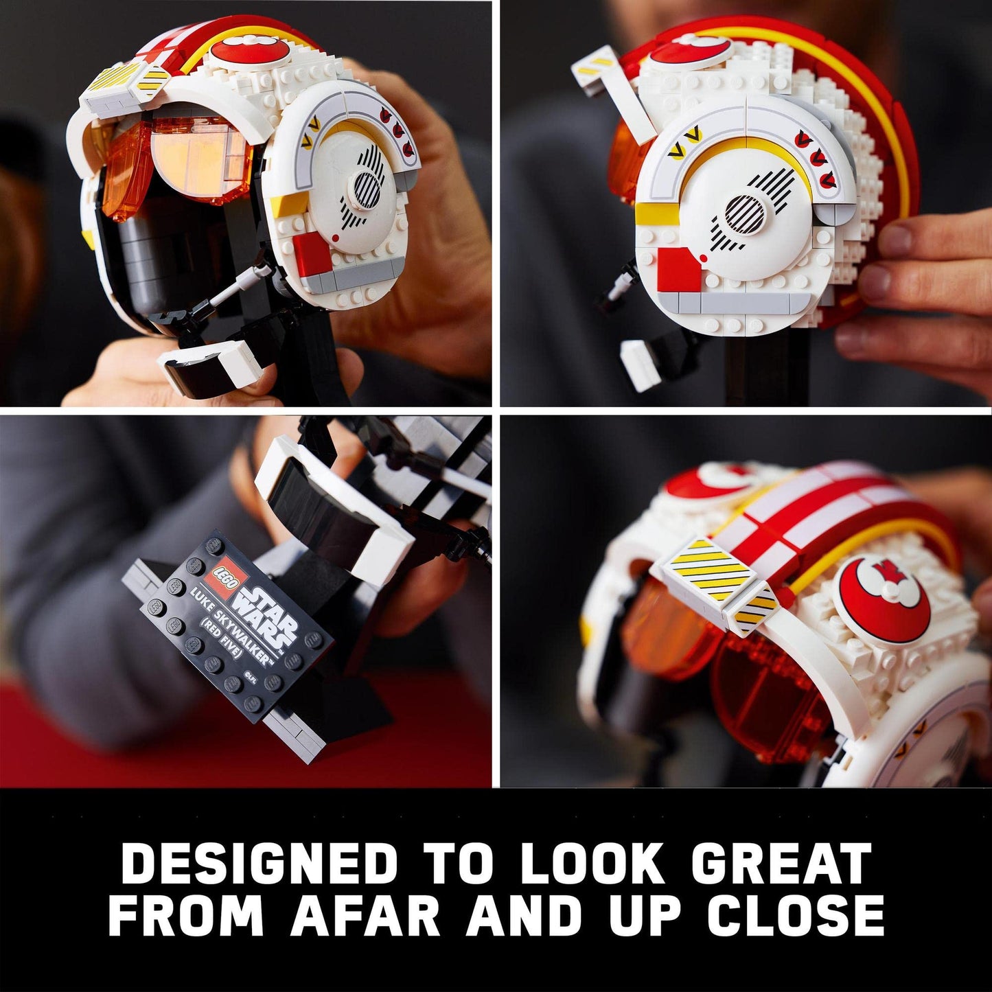 LEGO Star Wars Luke Skywalker (Red Five) Helmet 75327 Amazon