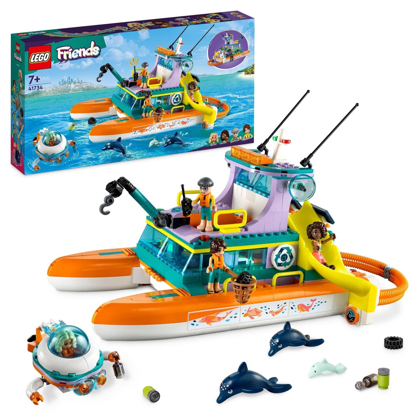 LEGO Friends Sea Rescue Boat 41734 Amazon