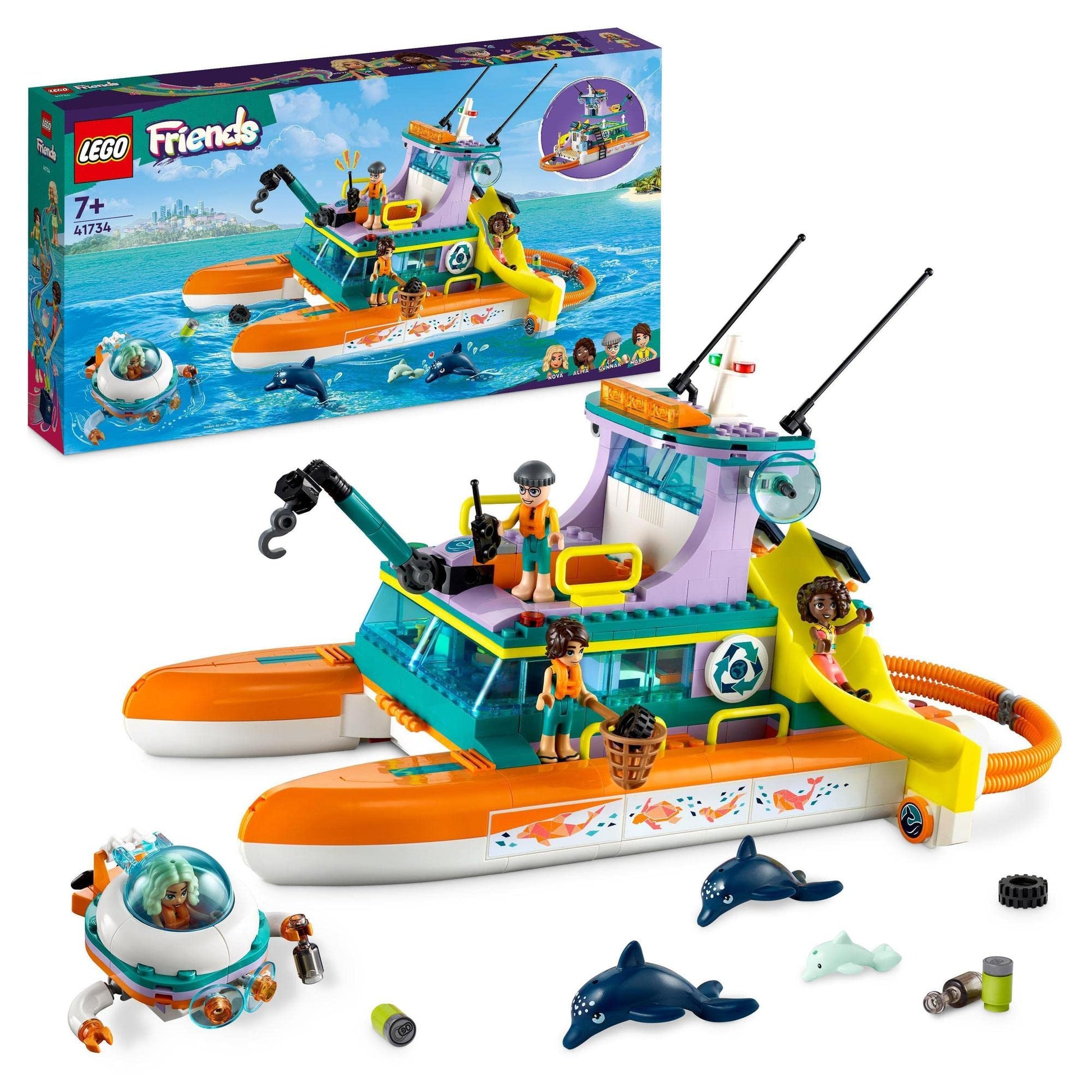 LEGO Friends Sea Rescue Boat 41734 Amazon