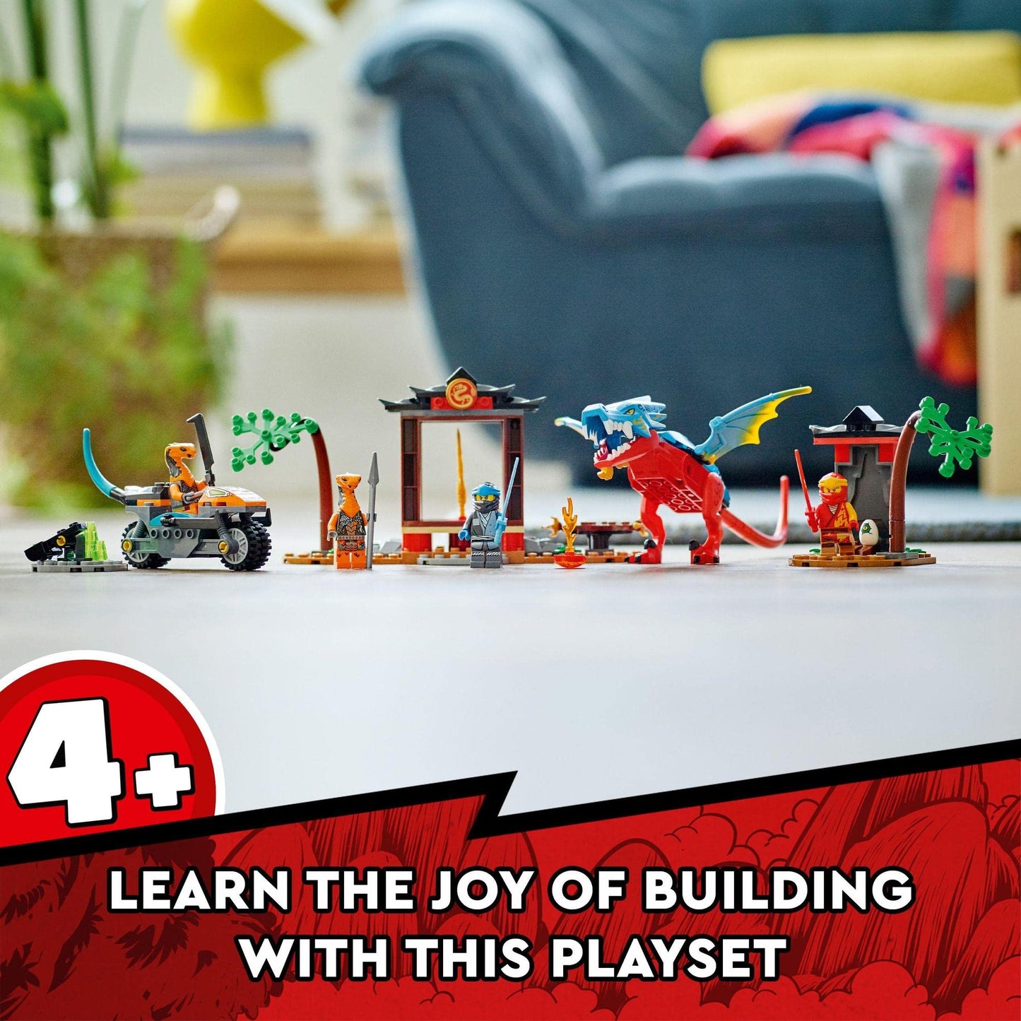LEGO NINJAGO Ninja Dragon Temple Playset; Building Kit 71759 Amazon