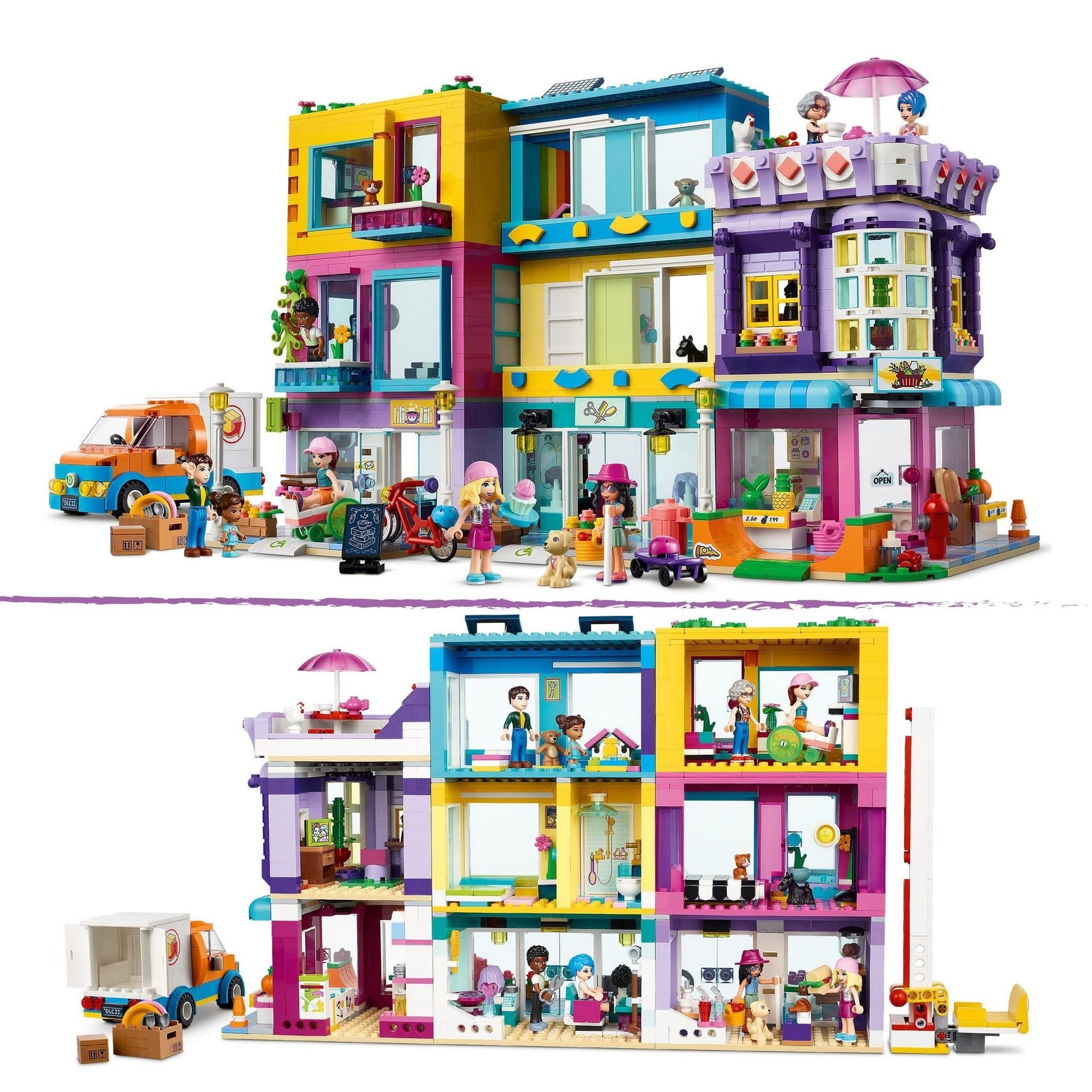 LEGO Friends Main Street Building 41704 Kids Building and Construction Toy Amazon