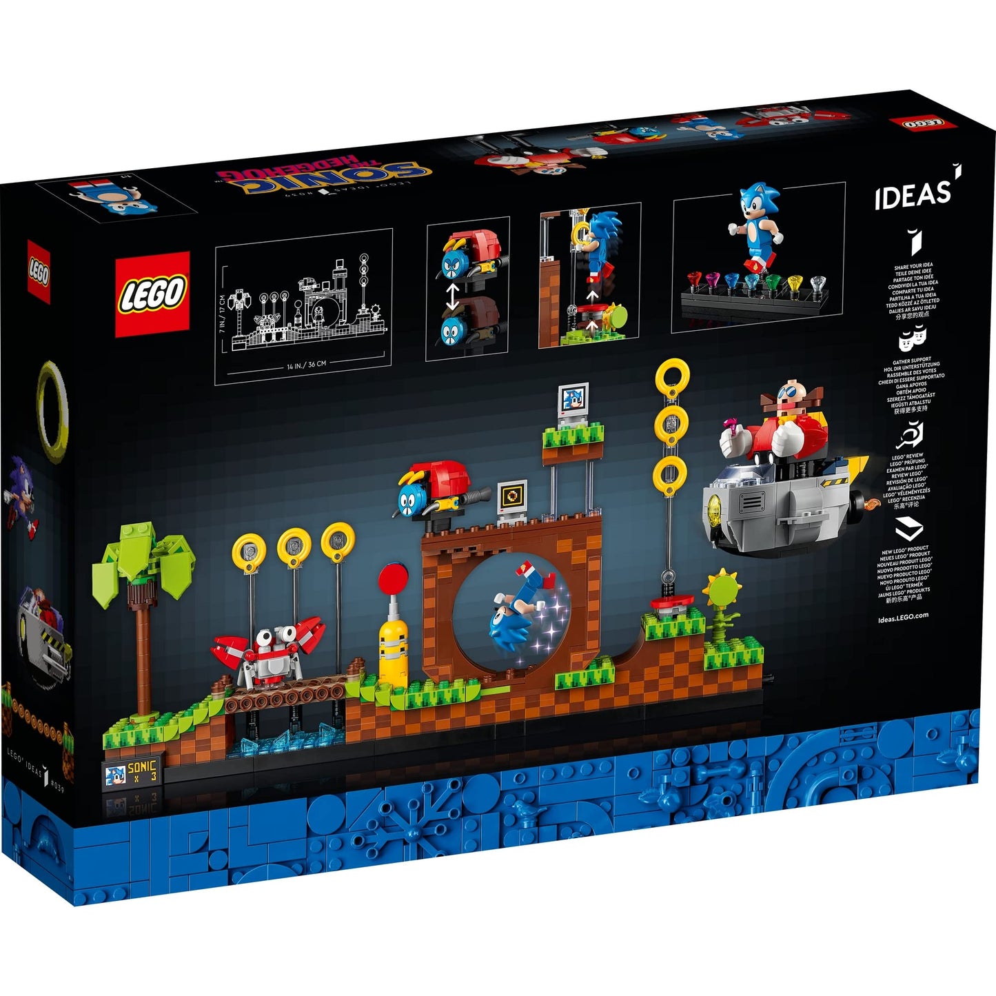 LEGO Ideas Sonic The Hedgehog – Green Hill Zone Building Kit Amazon
