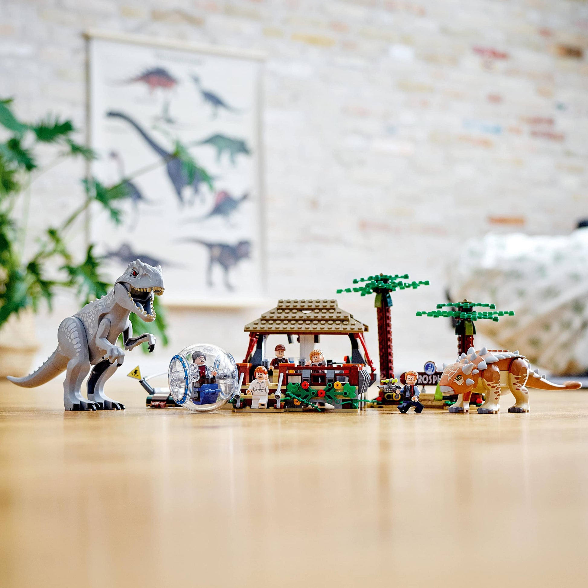 LEGO Jurassic World Indominus rex vs. Ankylosaurus 75941 Building Set Amazon