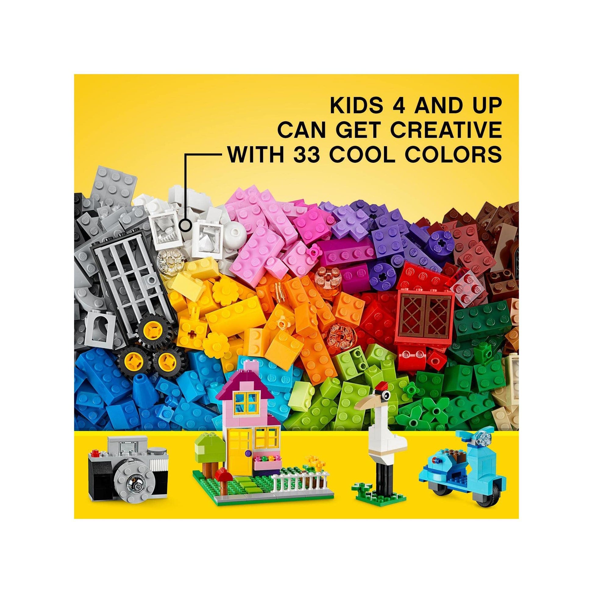LEGO Classic Large Creative Brick Box 10698 Playset Toy Amazon