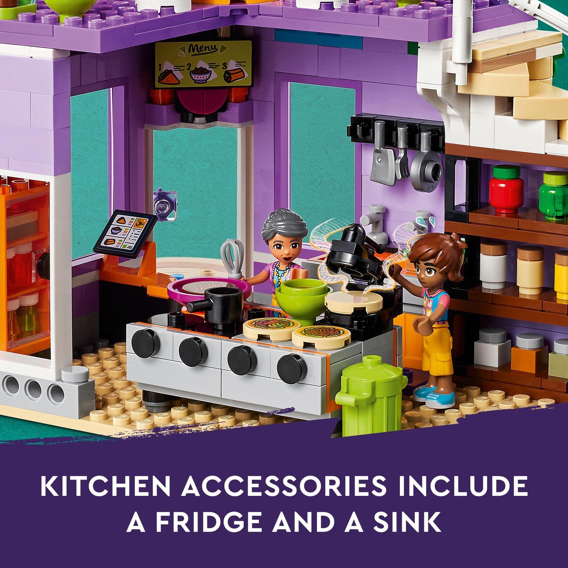 LEGO Friends Heartlake City Community Kitchen 41747 Amazon
