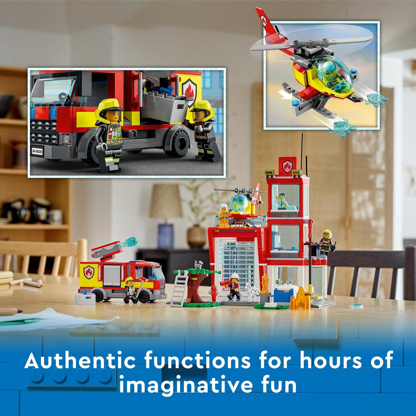 LEGO City Fire Station 60320 Kids Building & Construction Toys