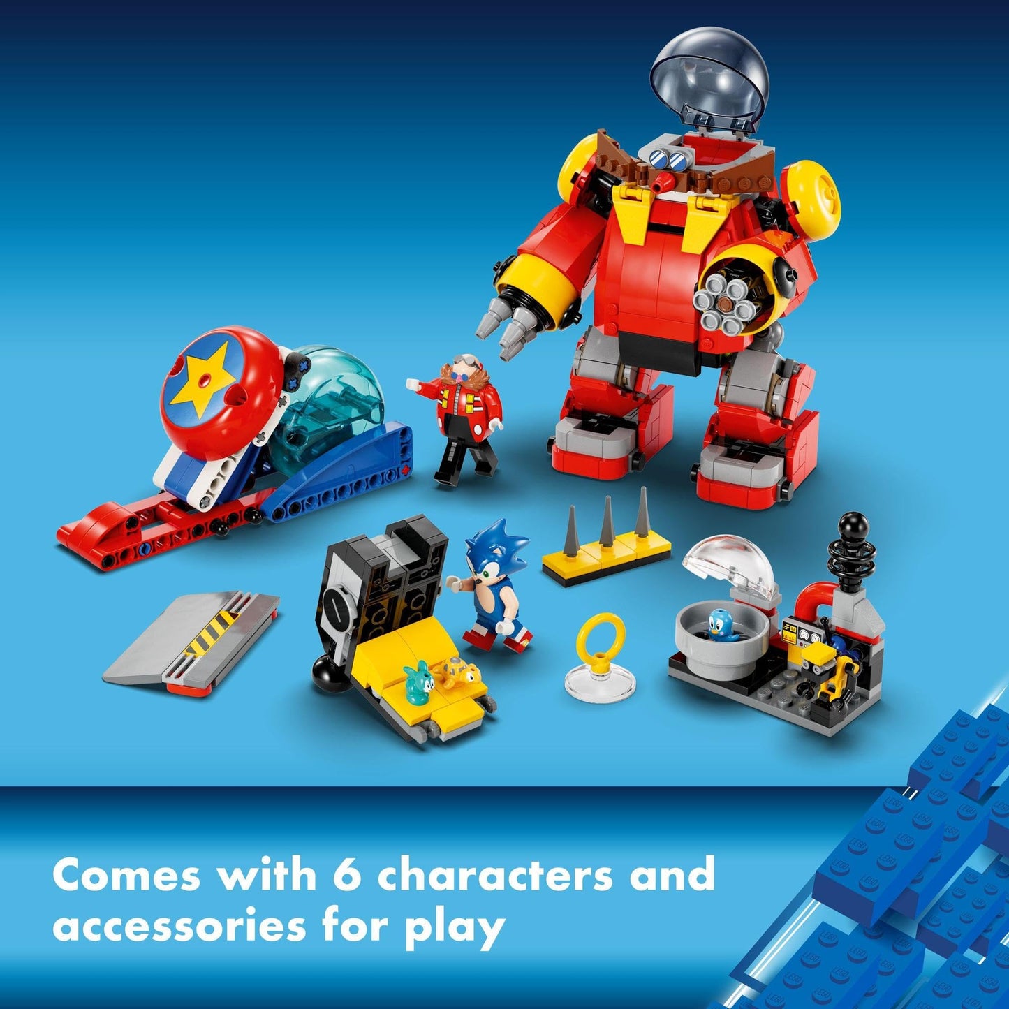 LEGO® Sonic The Hedgehog™ Sonic vs. Dr. Eggman’s Death Egg Robot 76993 Building Toy Amazon