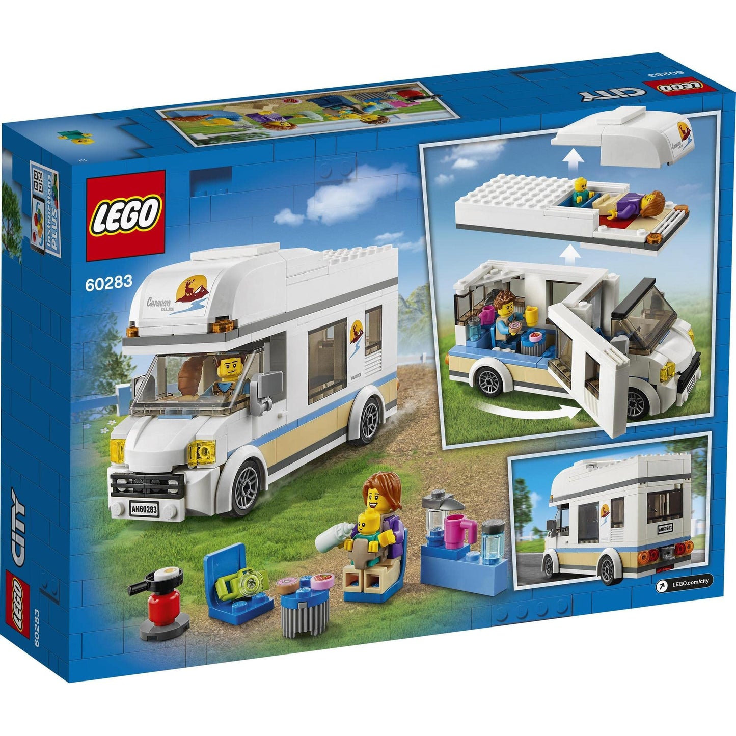 LEGO City Holiday Camper Van 60283 Building Kit, Toy Model for Kids Amazon