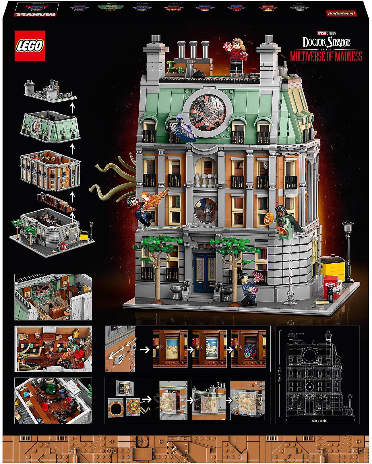 LEGO Marvel Sanctum Sanctorum Modular Building Kit 76218