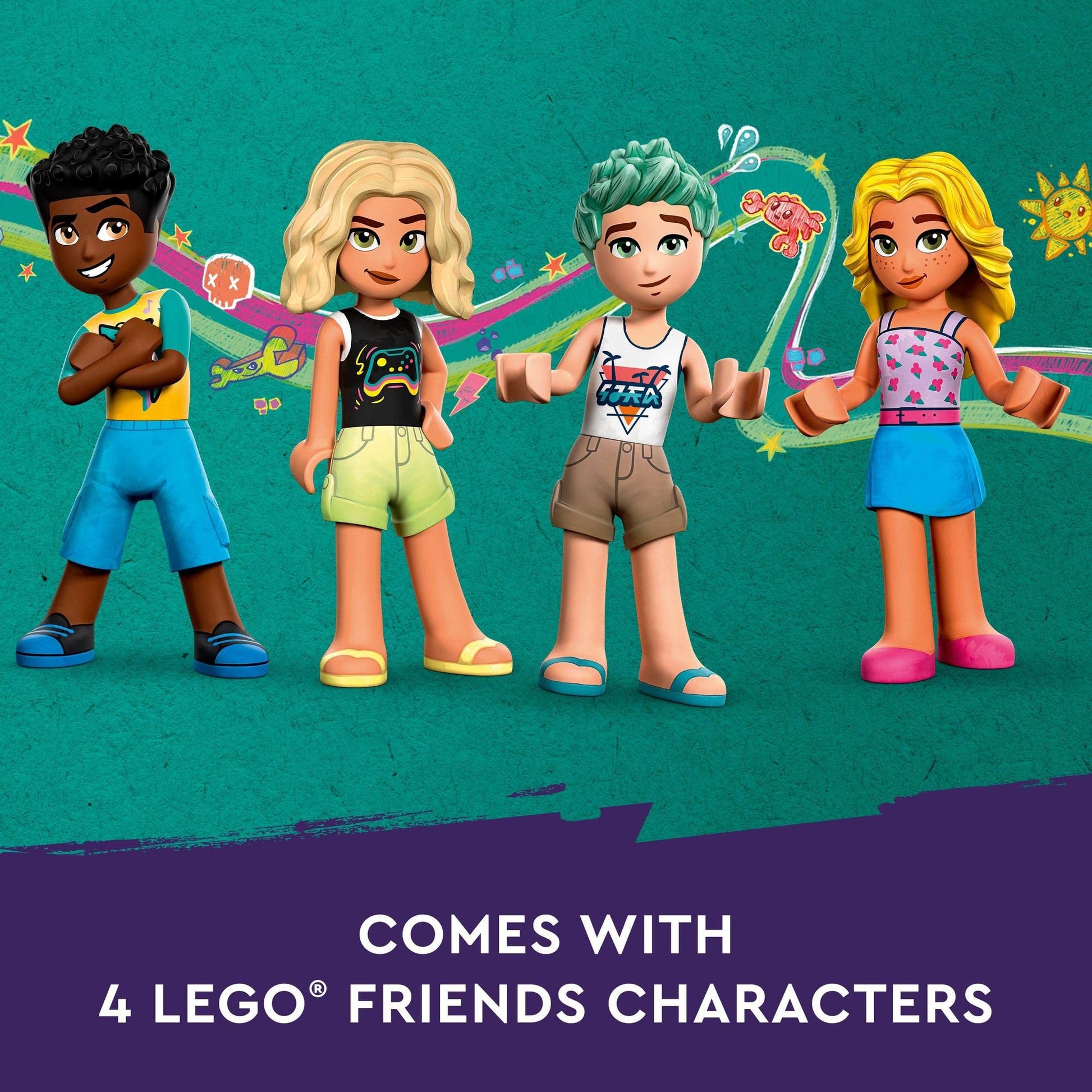 LEGO® Friends Beach Amusement Park 41737 Building Toy Amazon