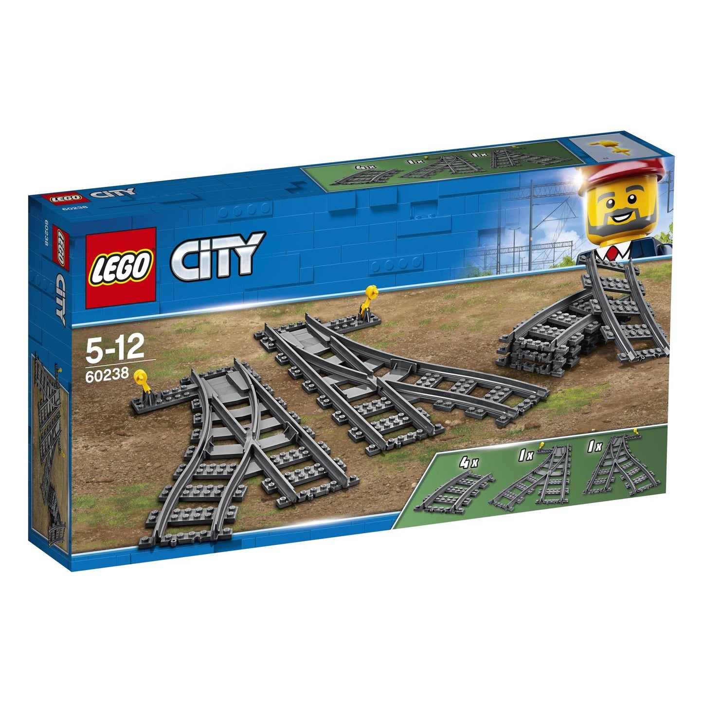 LEGO City Switch Tracks 60238 Playset Toy Amazon