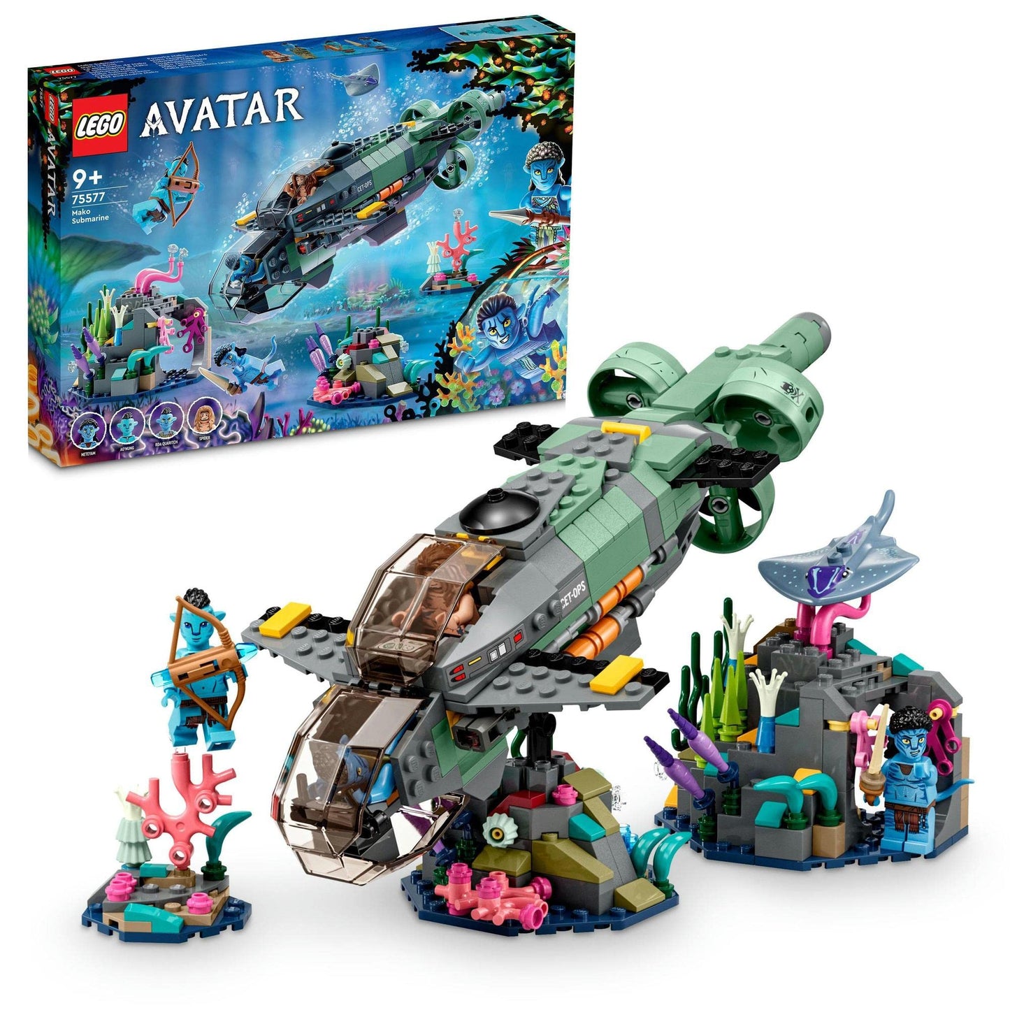 LEGO® Avatar Mako Submarine 75577 Building Toy Set