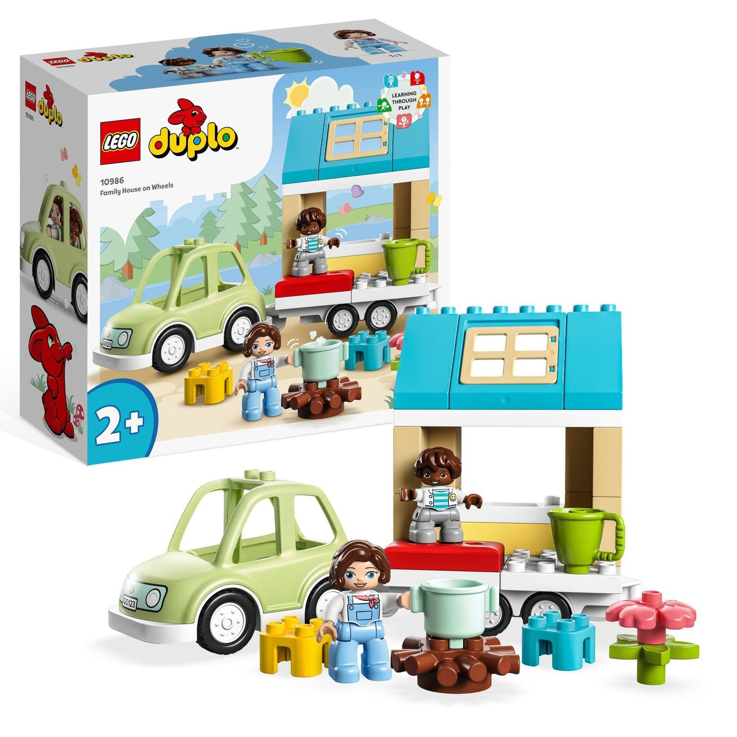 LEGO DUPLO Family House on Wheels 10986 Creative Building Toy Amazon