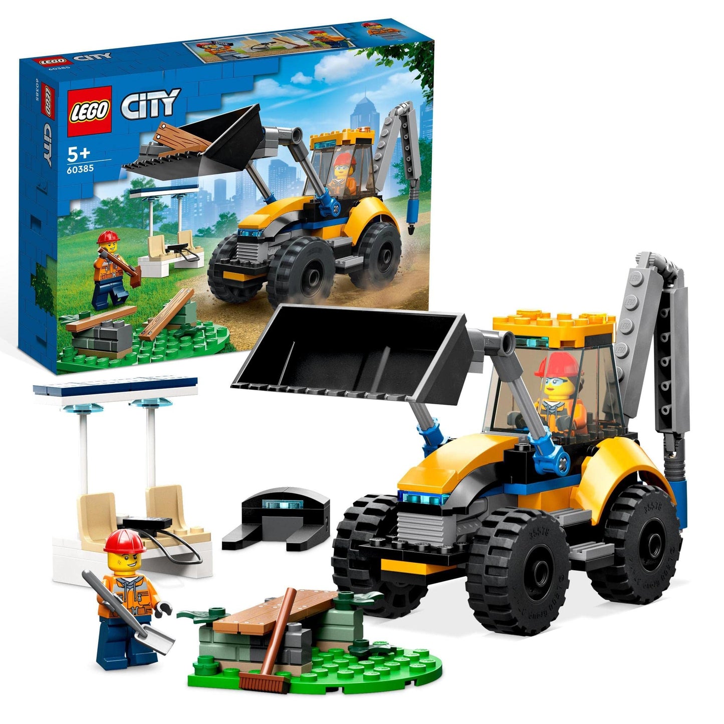 LEGO City Construction Digger 60385 Building Set Amazon