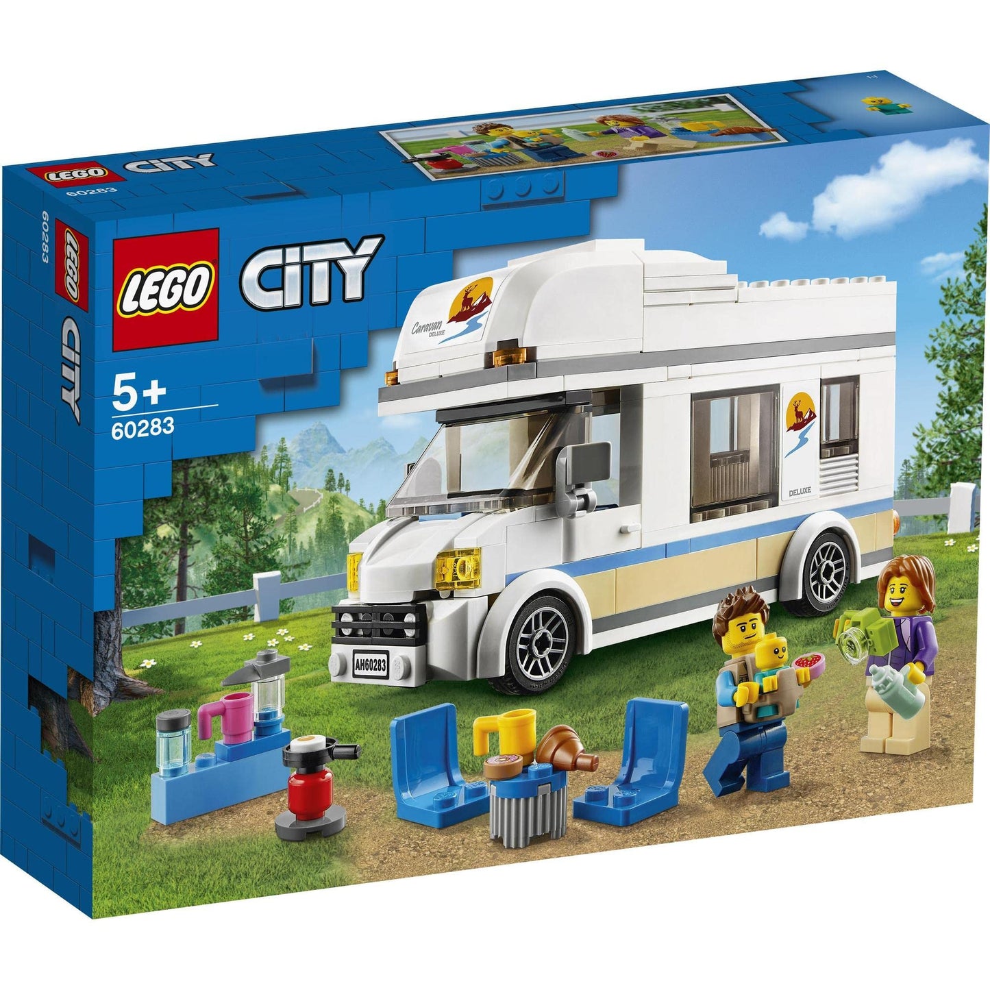 LEGO City Holiday Camper Van 60283 Building Kit, Toy Model for Kids Amazon