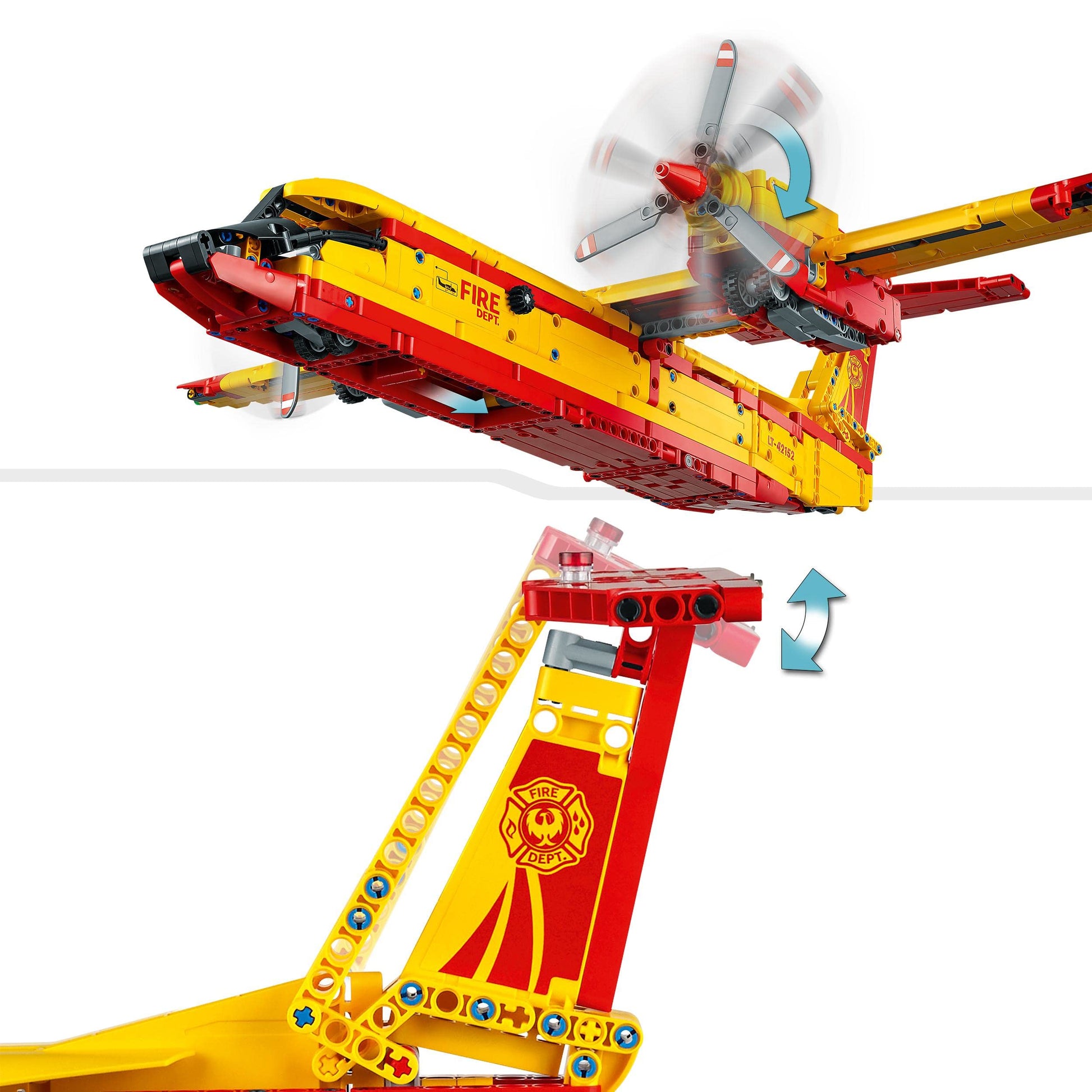 LEGO Technic 42152 Fire Airplane Brick Island
