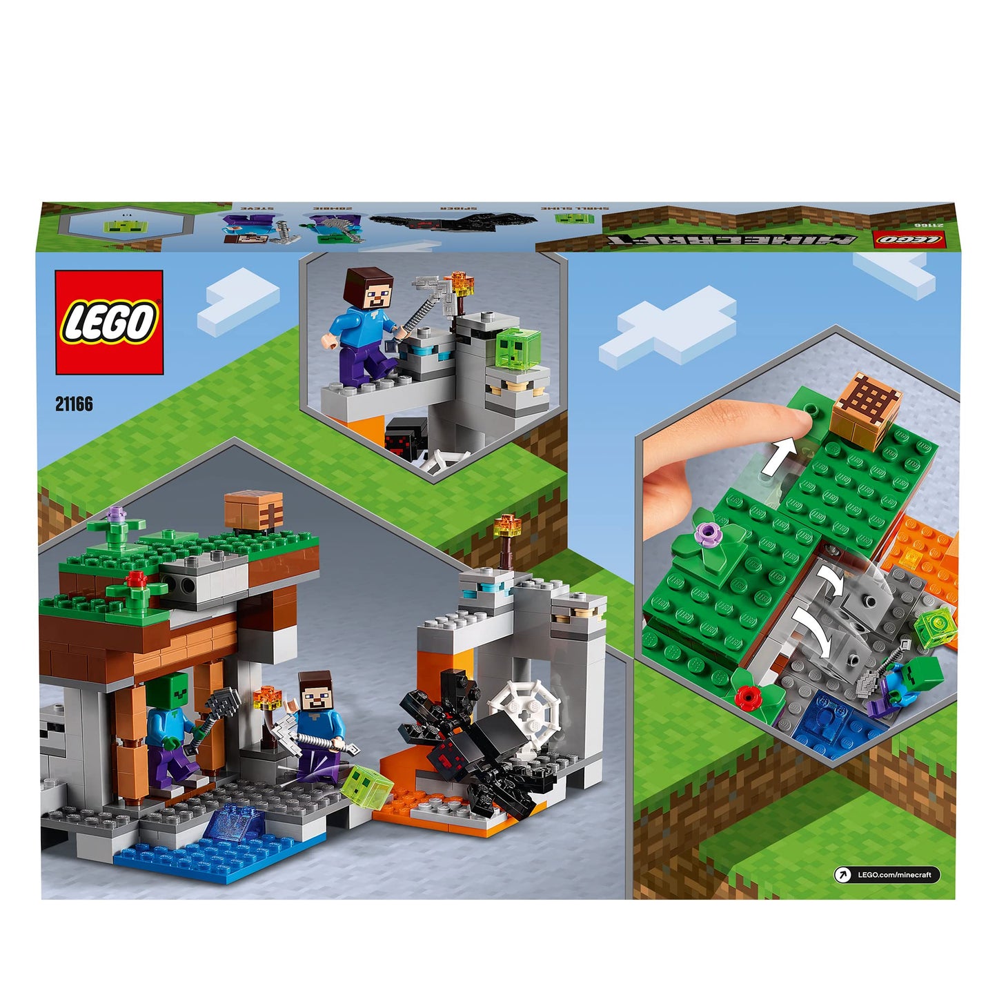 LEGO Minecraft The "Abandoned" Mine 21166 Building Kit Amazon