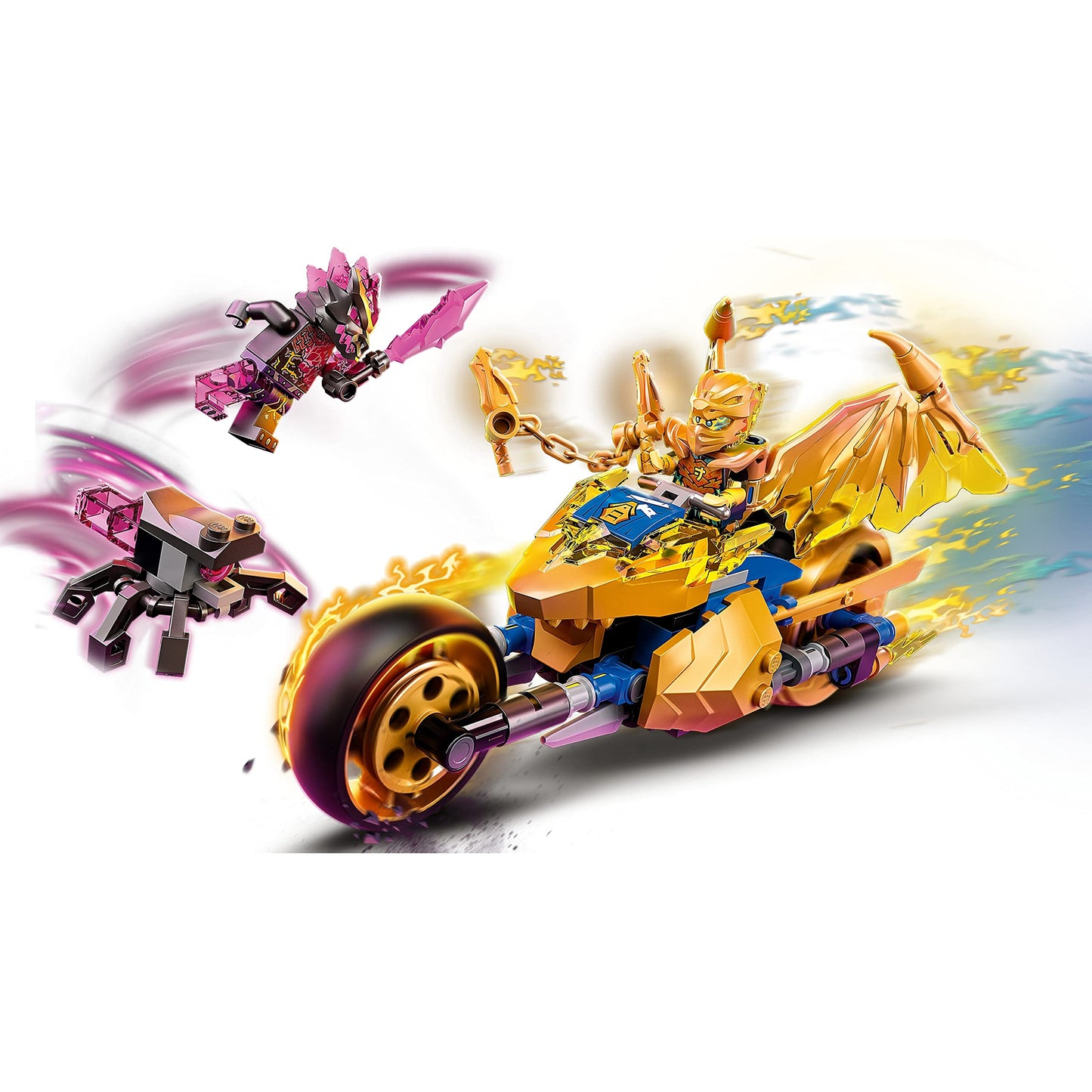 LEGO NINJAGO Jay’s Golden Dragon Motorbike Building Kit 71768 Amazon