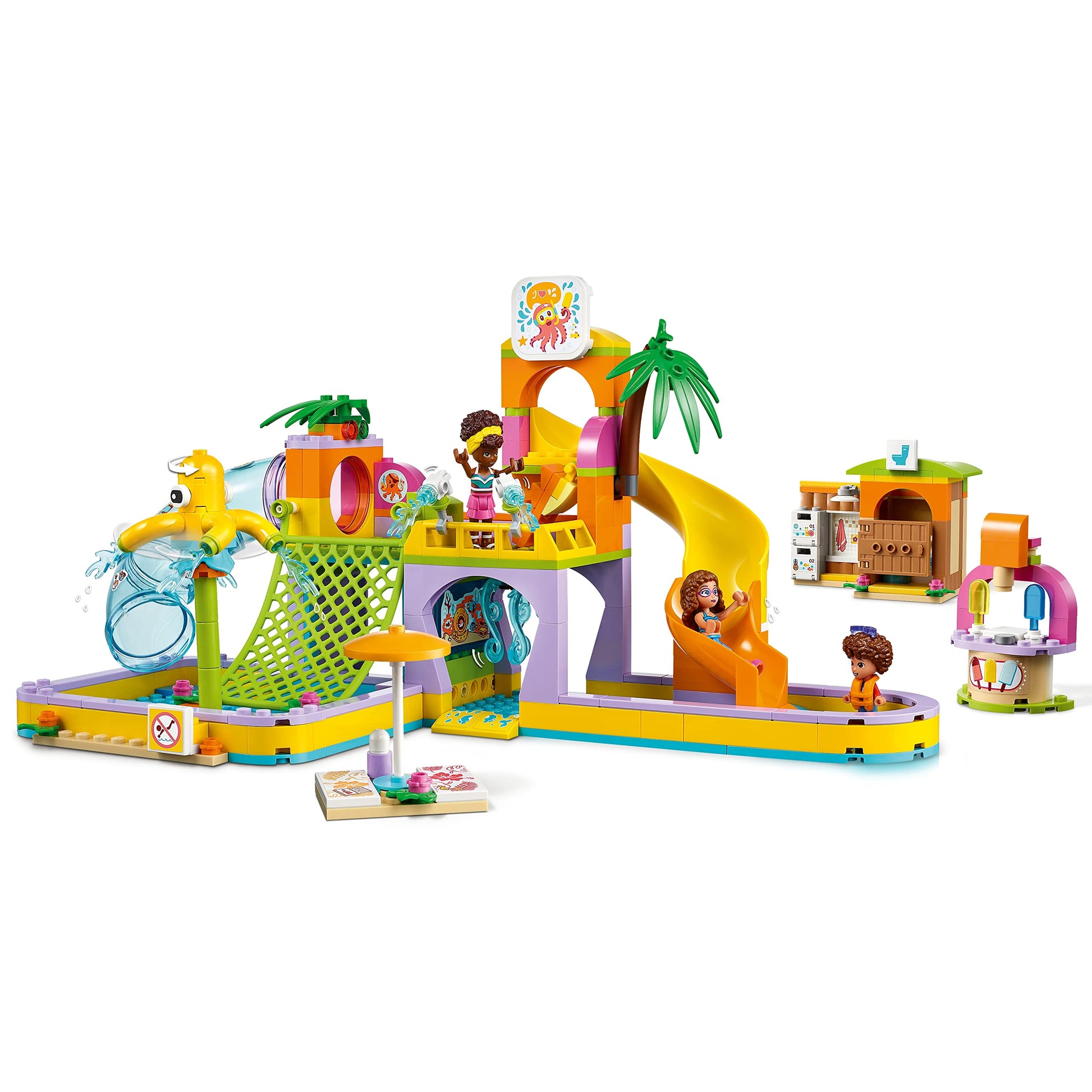 LEGO Friends Water Park Set with Swimming Pool and Slides 41720 Amazon