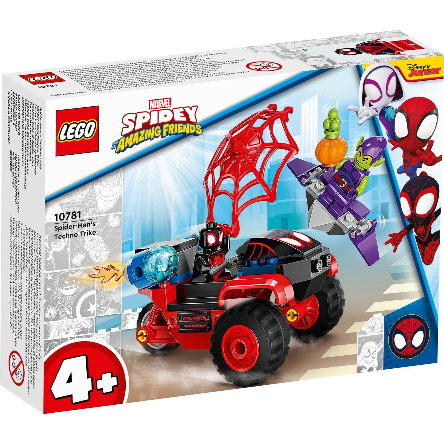 LEGO® Spidey Miles Morales: Spider-Man’s Techno Trike 10781 Building Kit Amazon