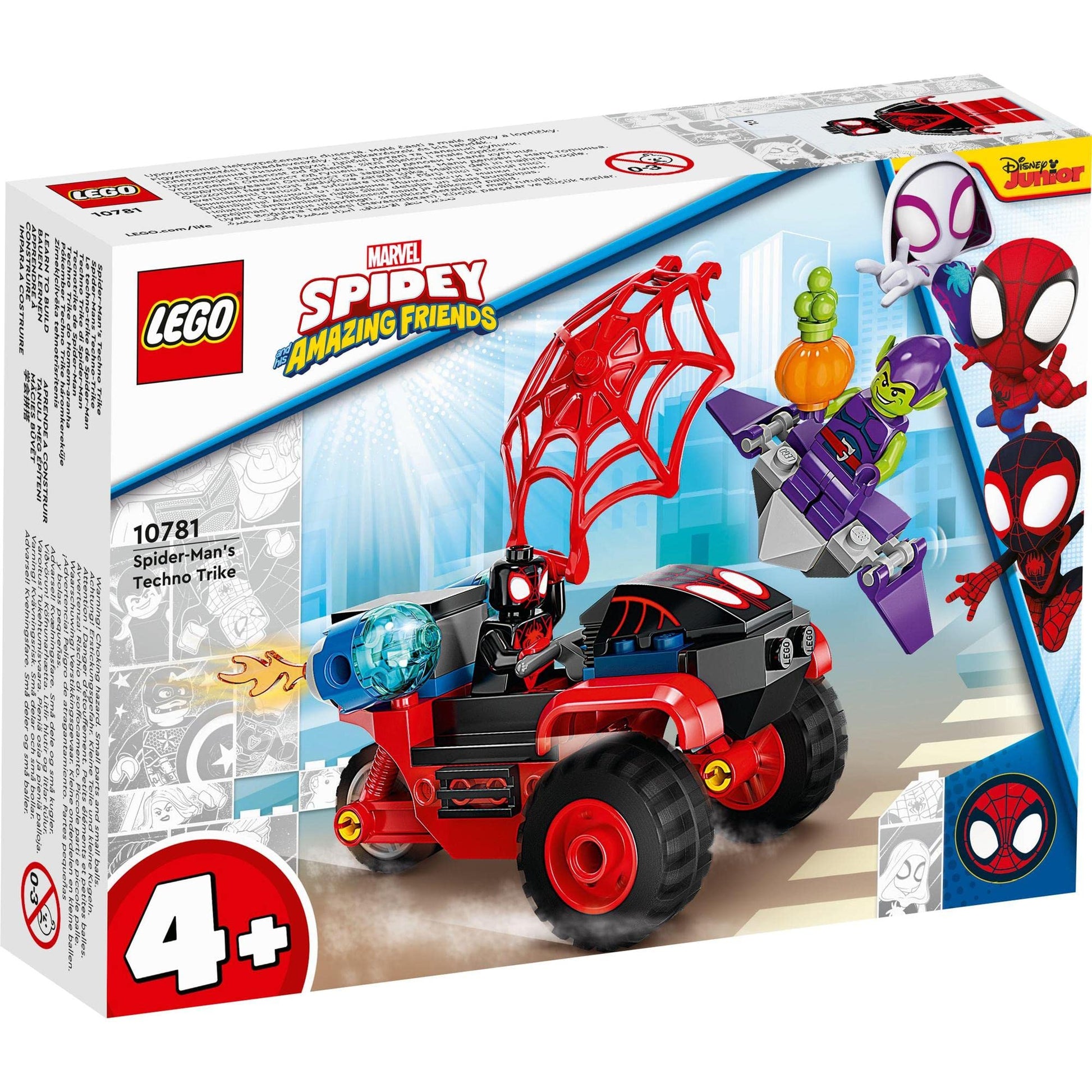 LEGO® Spidey Miles Morales: Spider-Man’s Techno Trike 10781 Building Kit Amazon