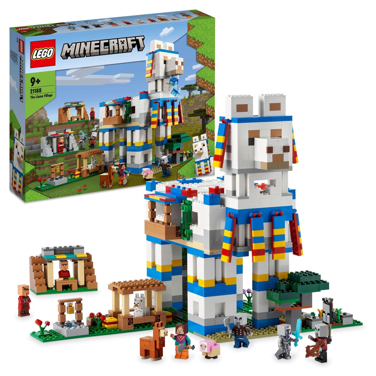 LEGO Minecraft The Llama Village Building Kit 21188 Amazon
