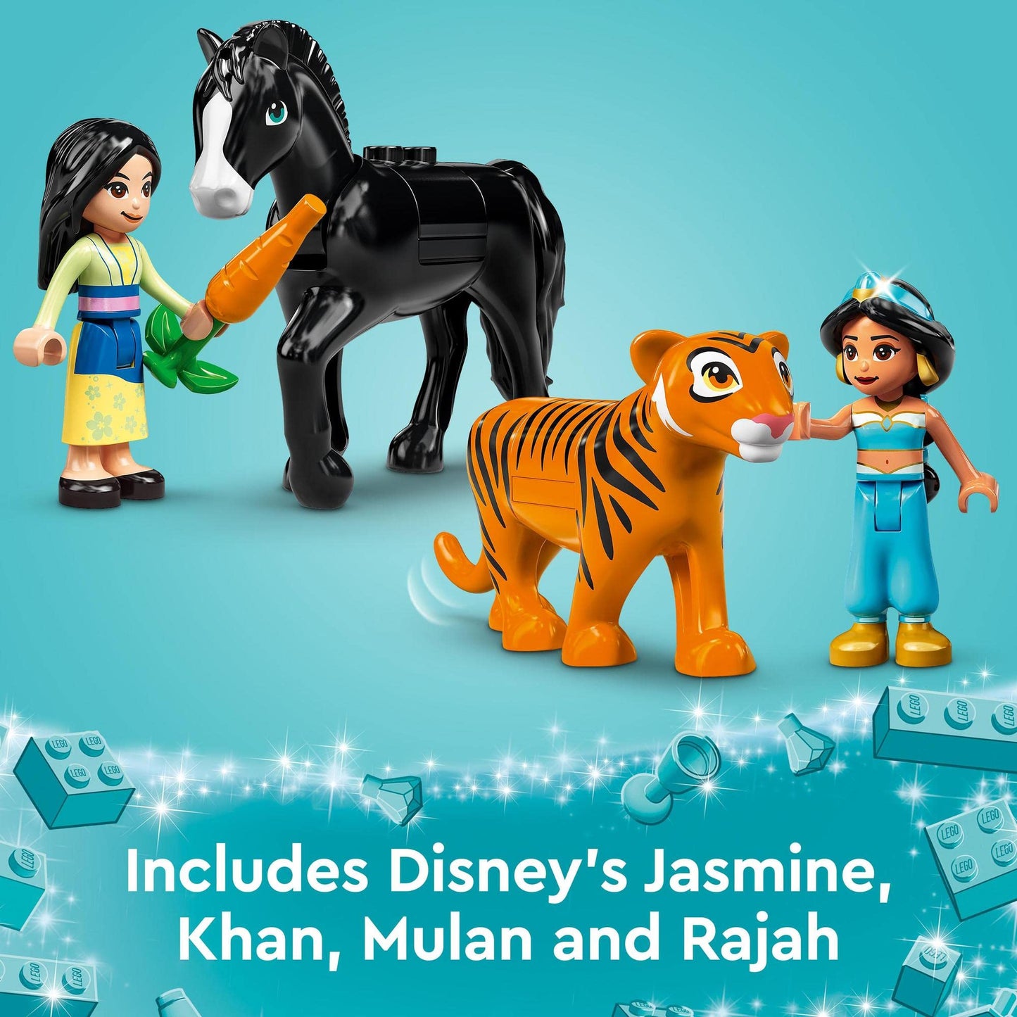 LEGO Disney Jasmine and Mulan’s Adventure 43208 Amazon