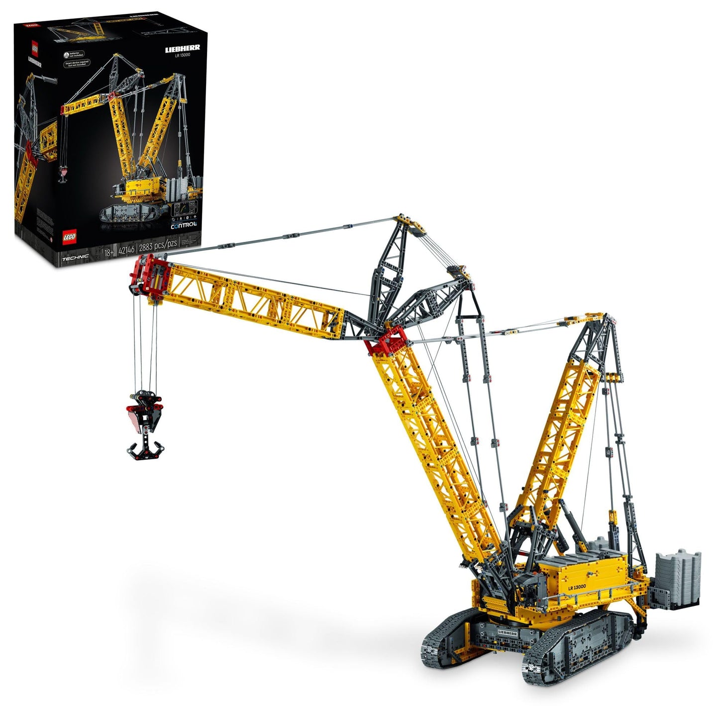 LEGO Technic Liebherr Crawler Crane LR 13000 42146 Advanced Building Amazon